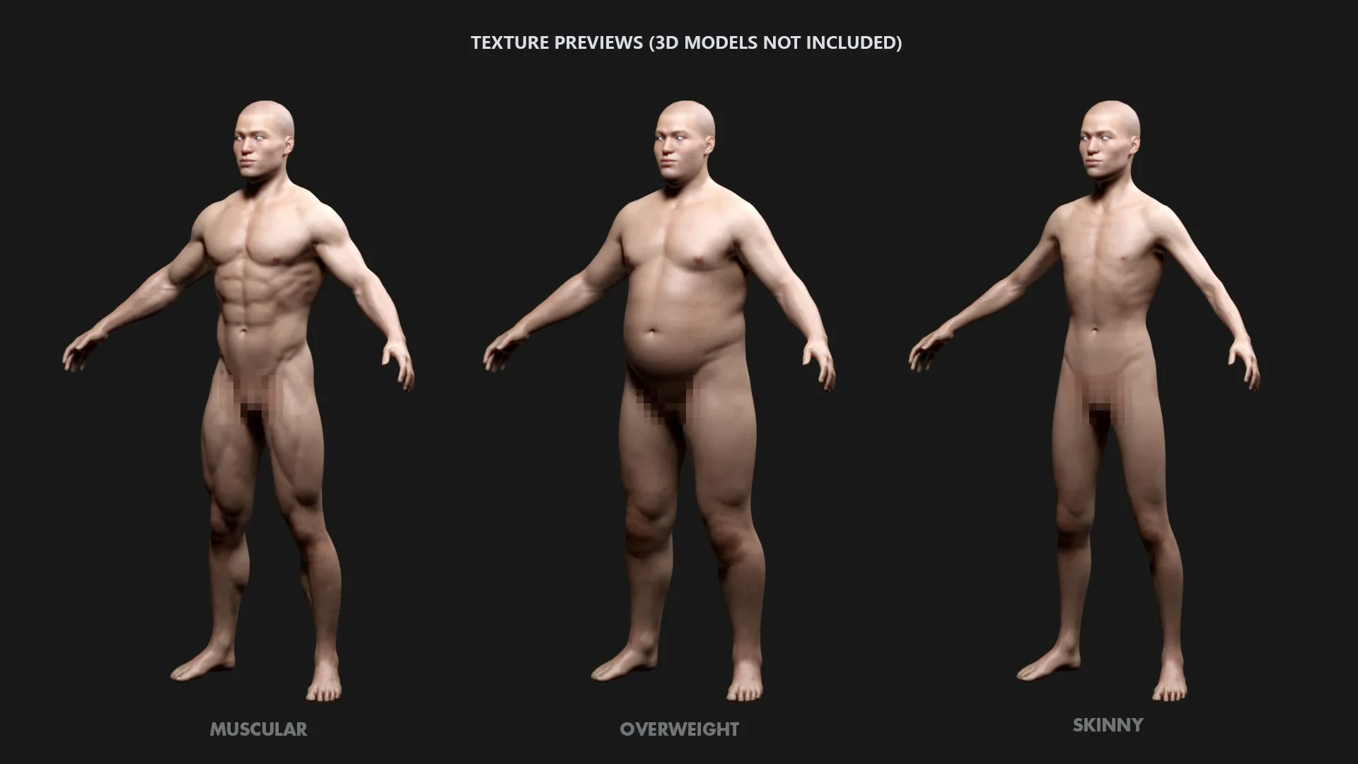 Texture Pack For Male Basemesh