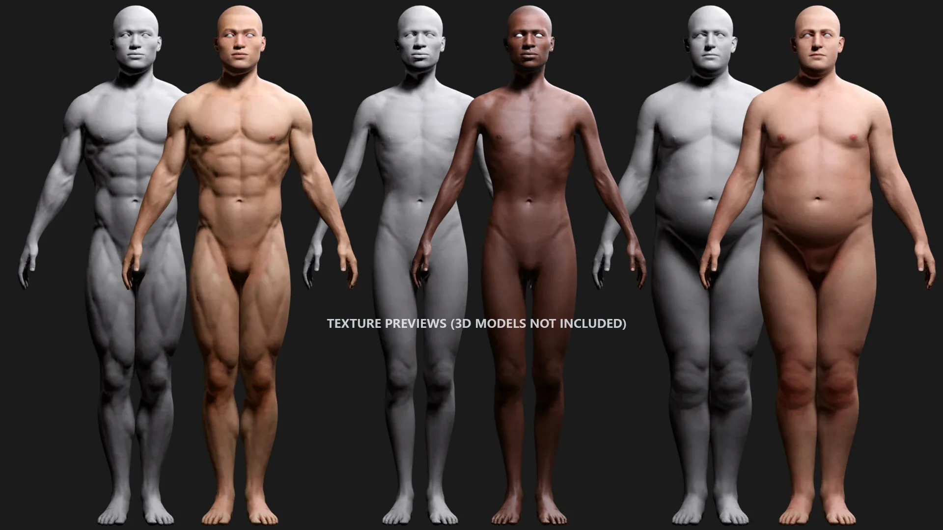 Texture Pack For Male Basemesh