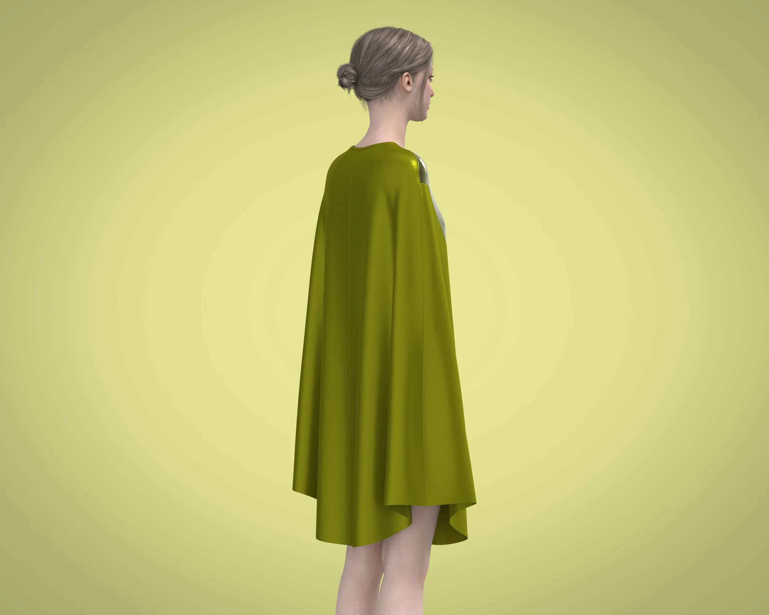 Girls Nightwear Dress| Marvelous / Clo3d / obj / fbx