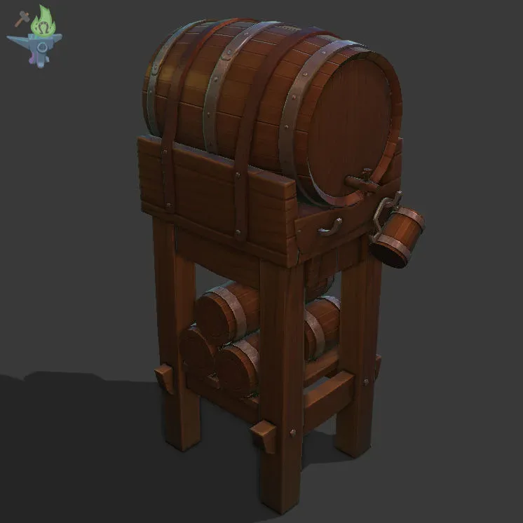 Tavern barrel set