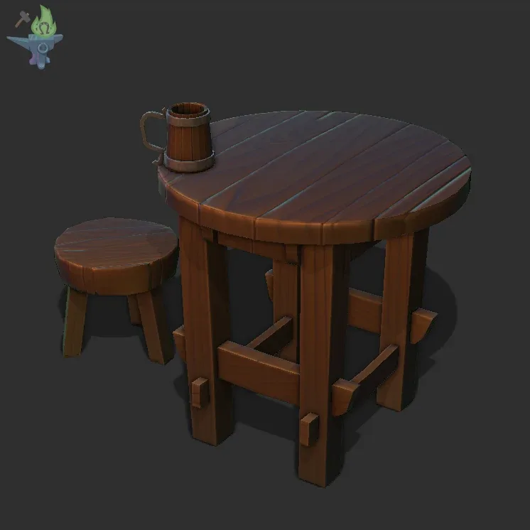 Tavern barrel set