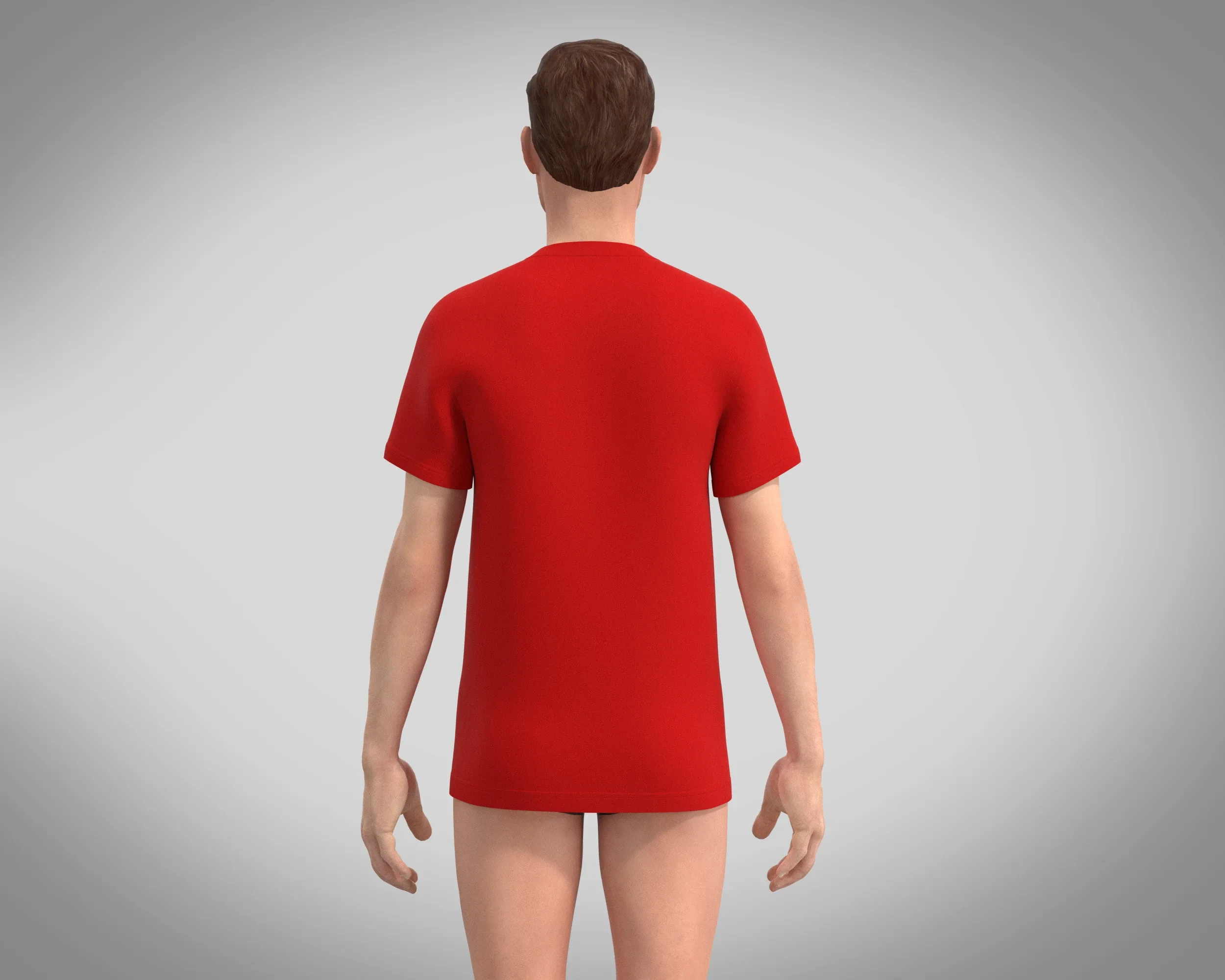 V-neck T-Shirt | Marvelous / Clo3d / obj / fbx