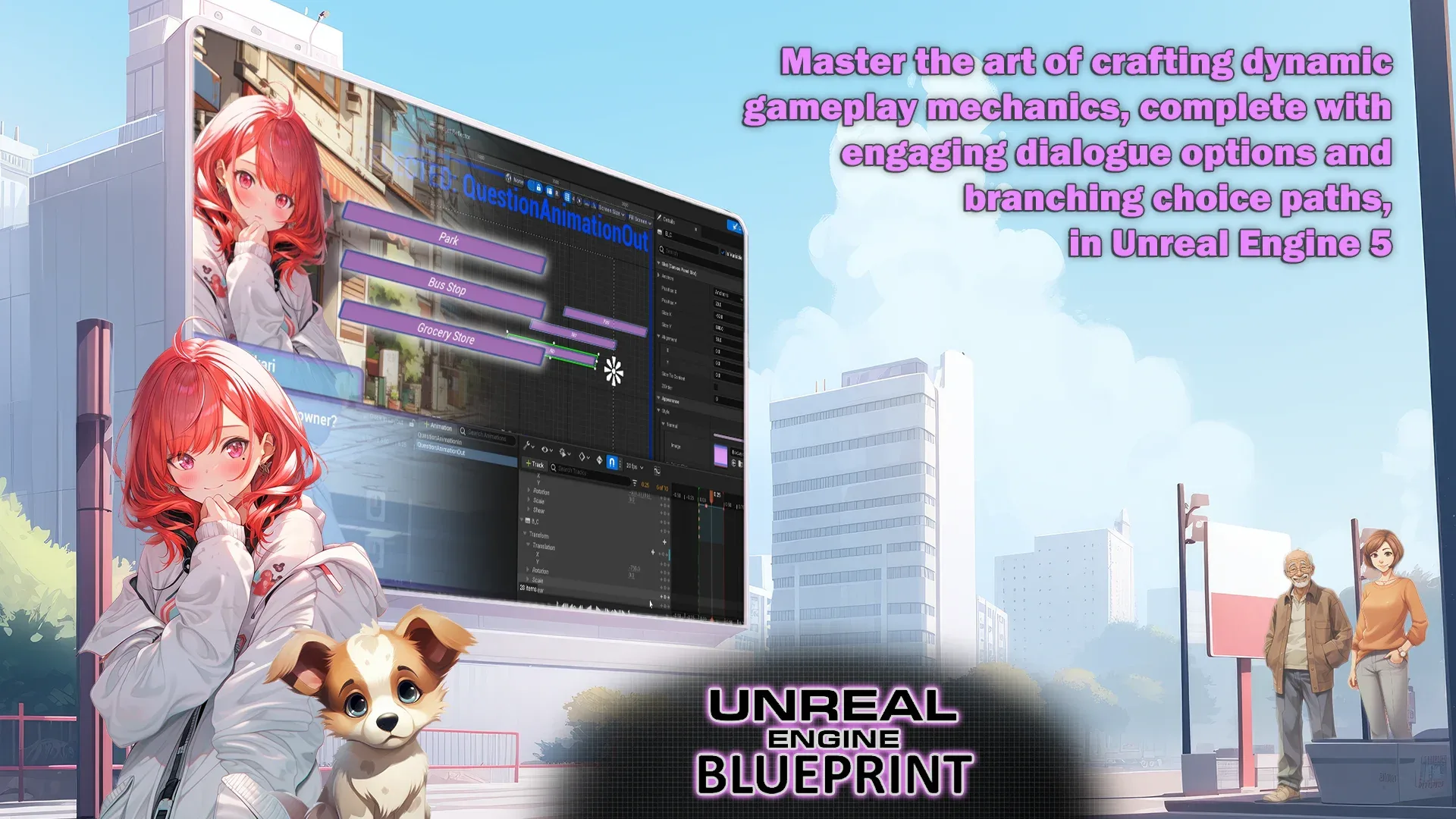 Unreal Engine 5 Visual Novel and Narrative Game Design