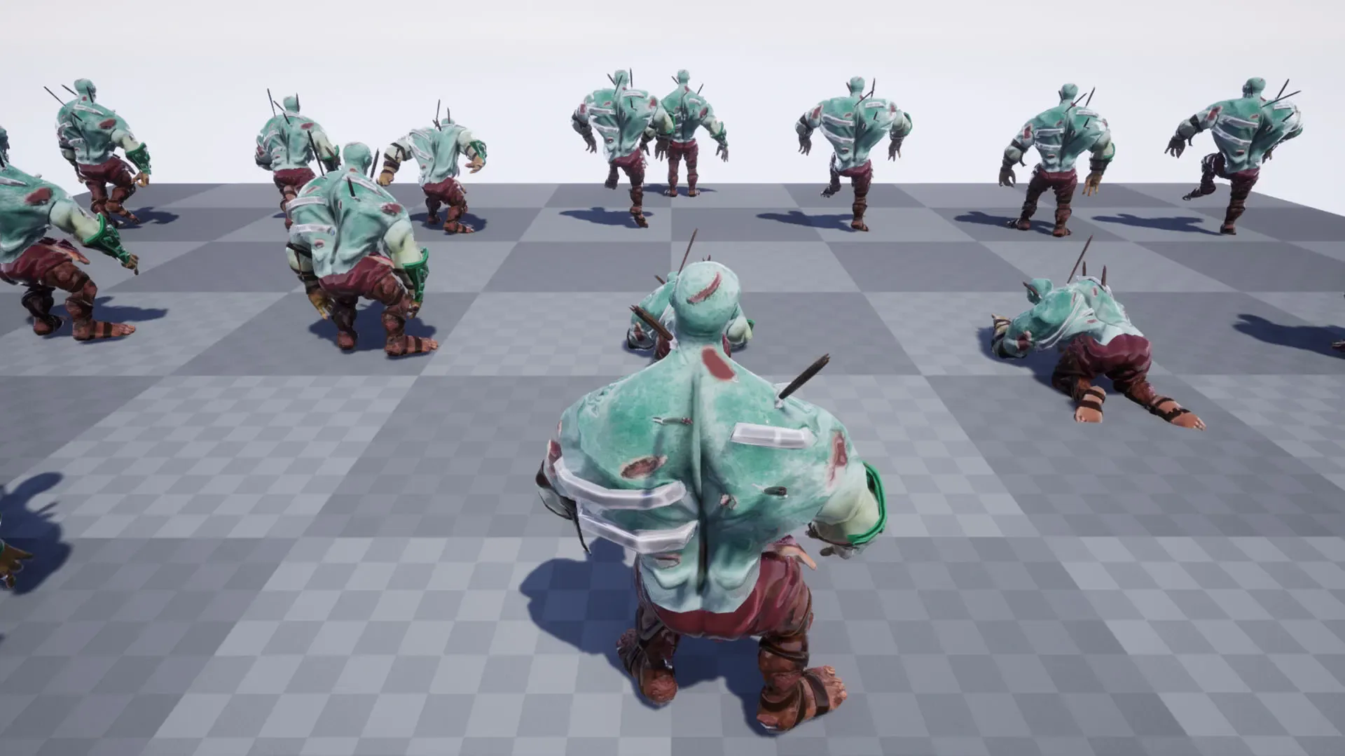 Animated Stylized Low Poly Game Ready Zombie