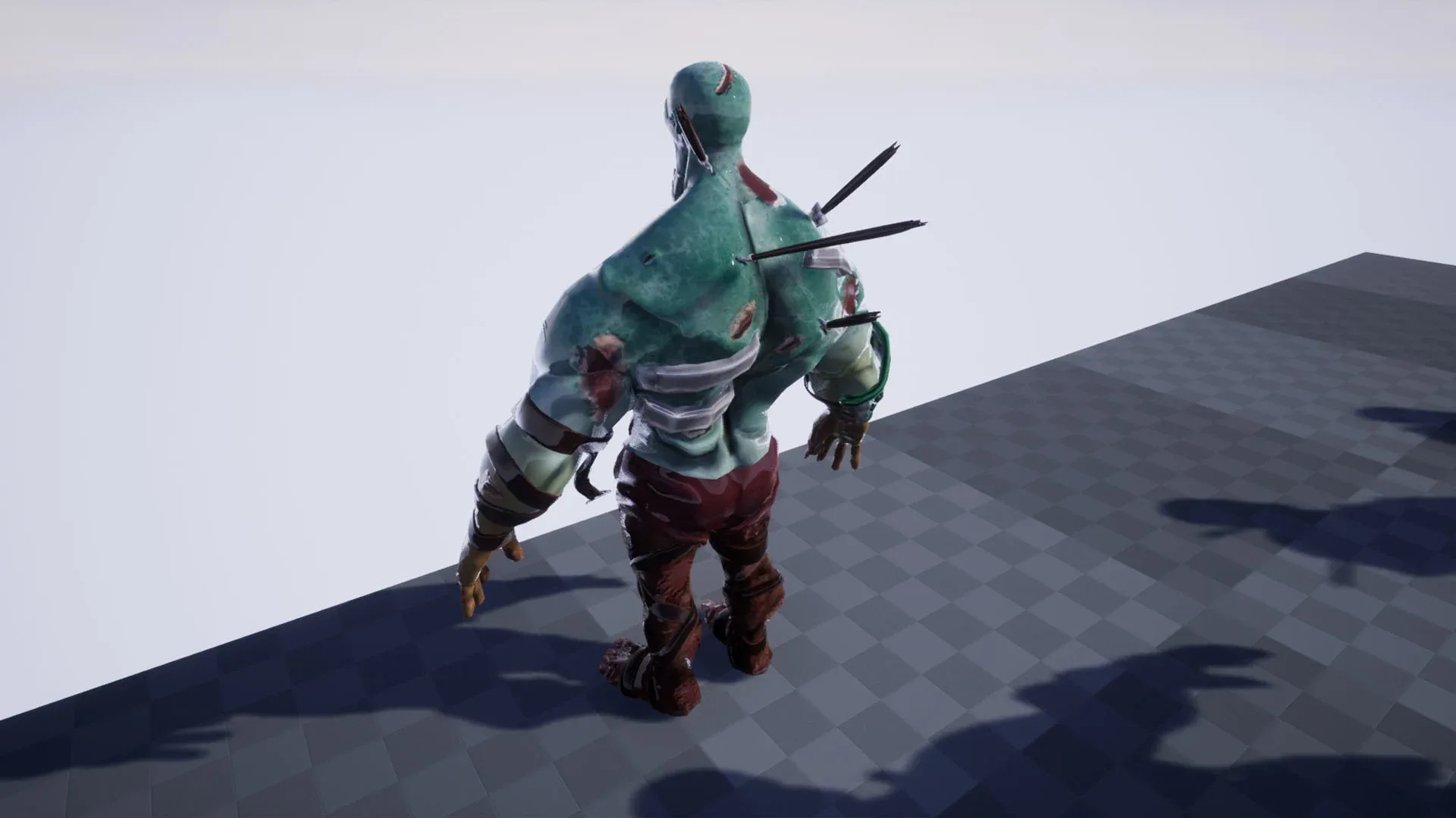 Animated Stylized Low Poly Game Ready Zombie