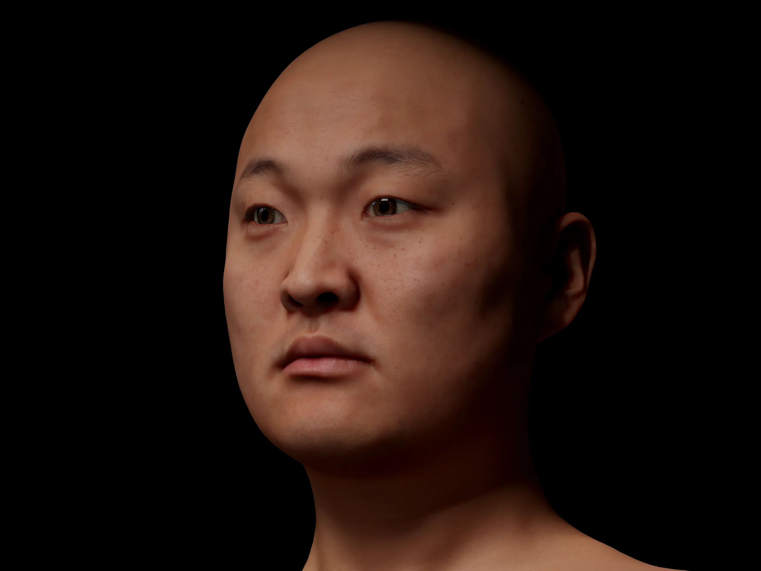 Retopologized 3D Head | Dokuro Konyo