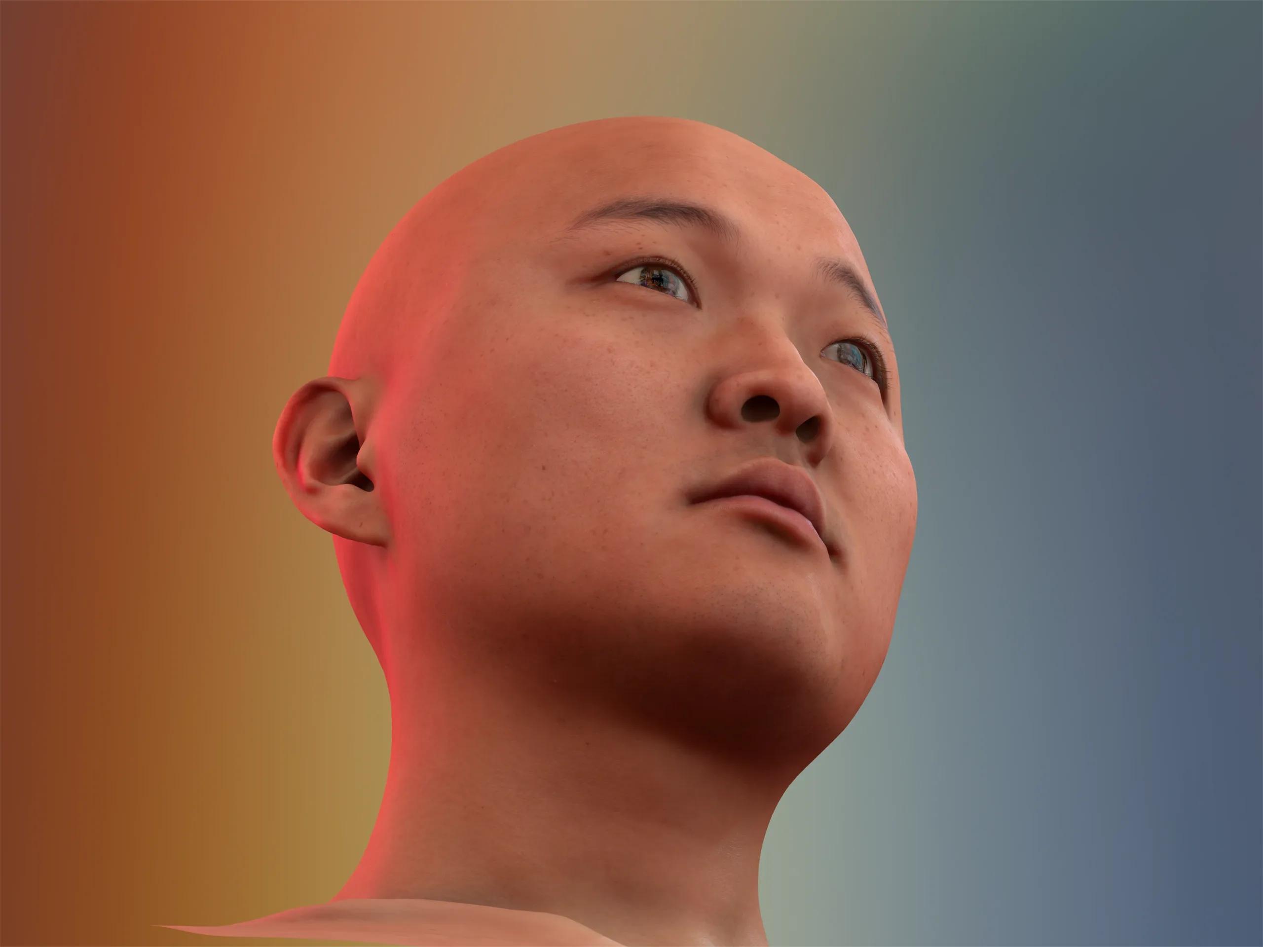 Retopologized 3D Head | Dokuro Konyo