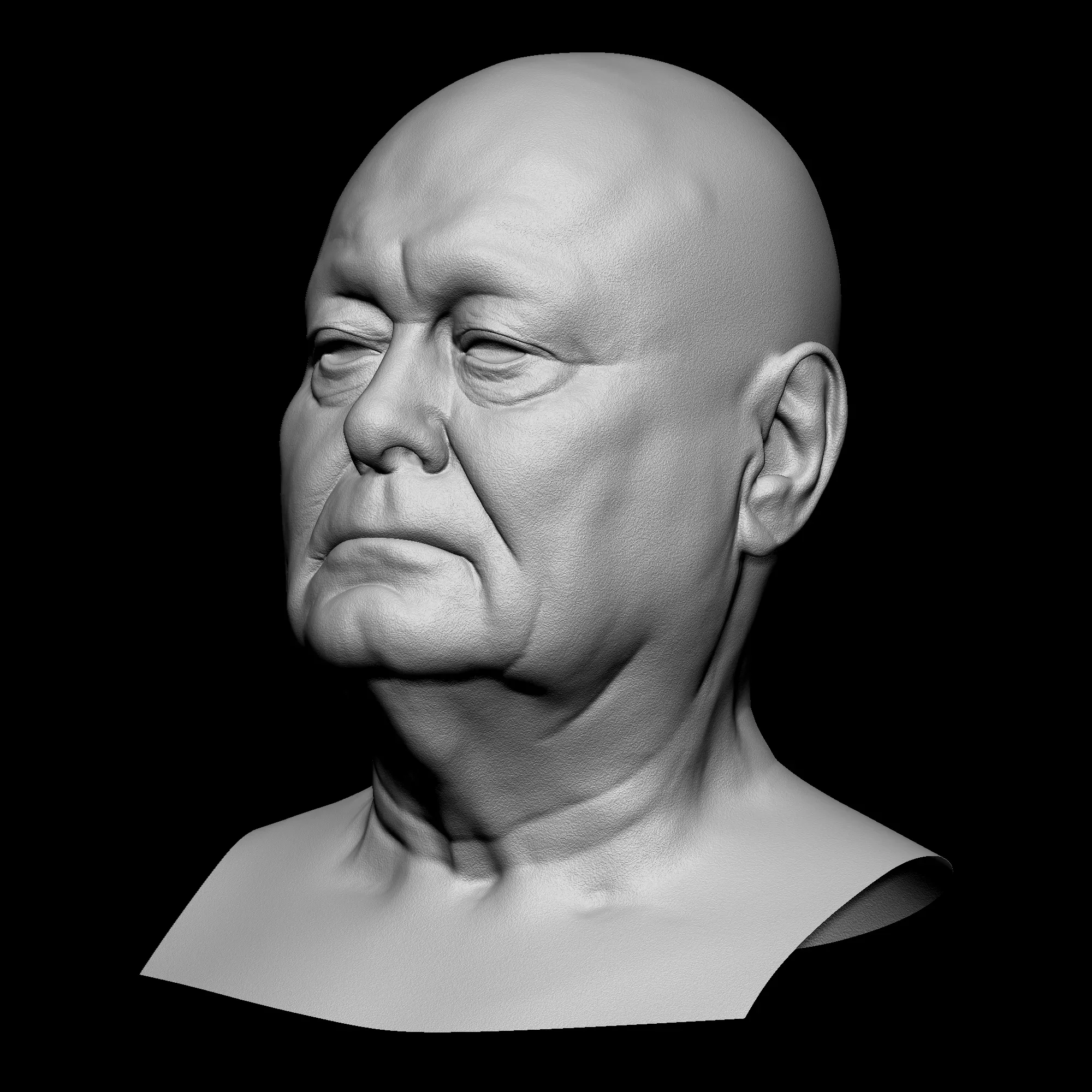 Retopologized 3D Head | Riley Evans