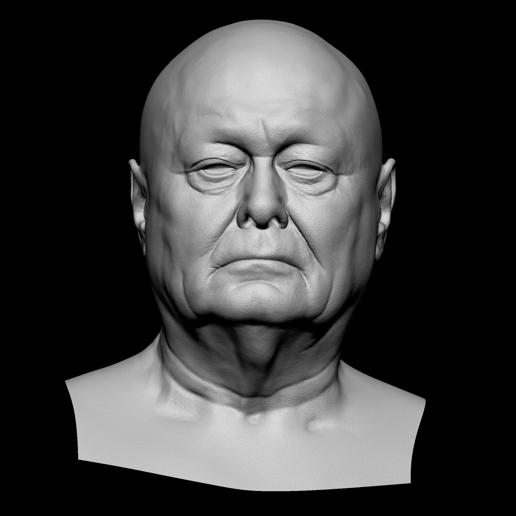 Retopologized 3D Head | Riley Evans
