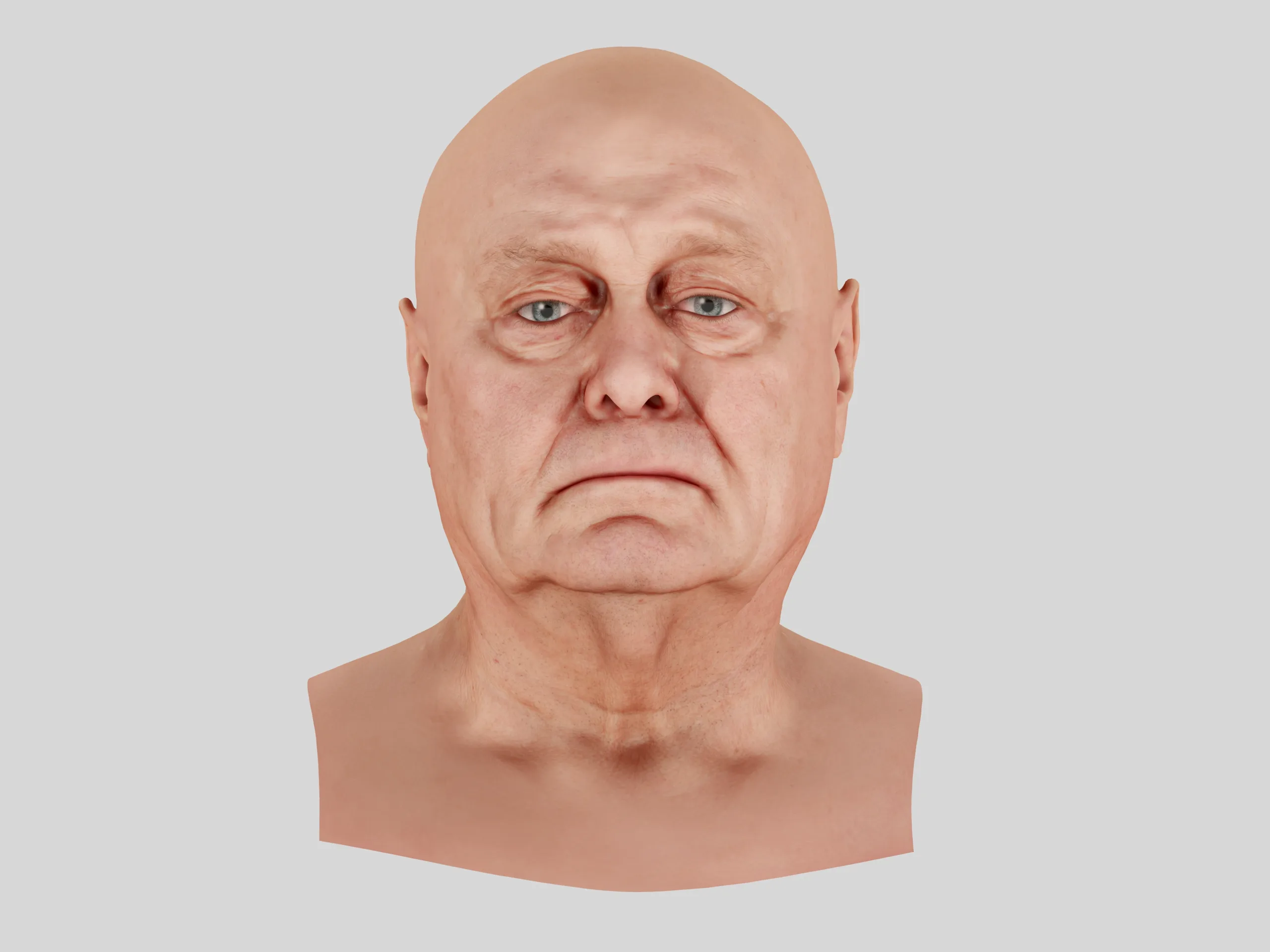 Retopologized 3d Head Riley Evans Flippednormals