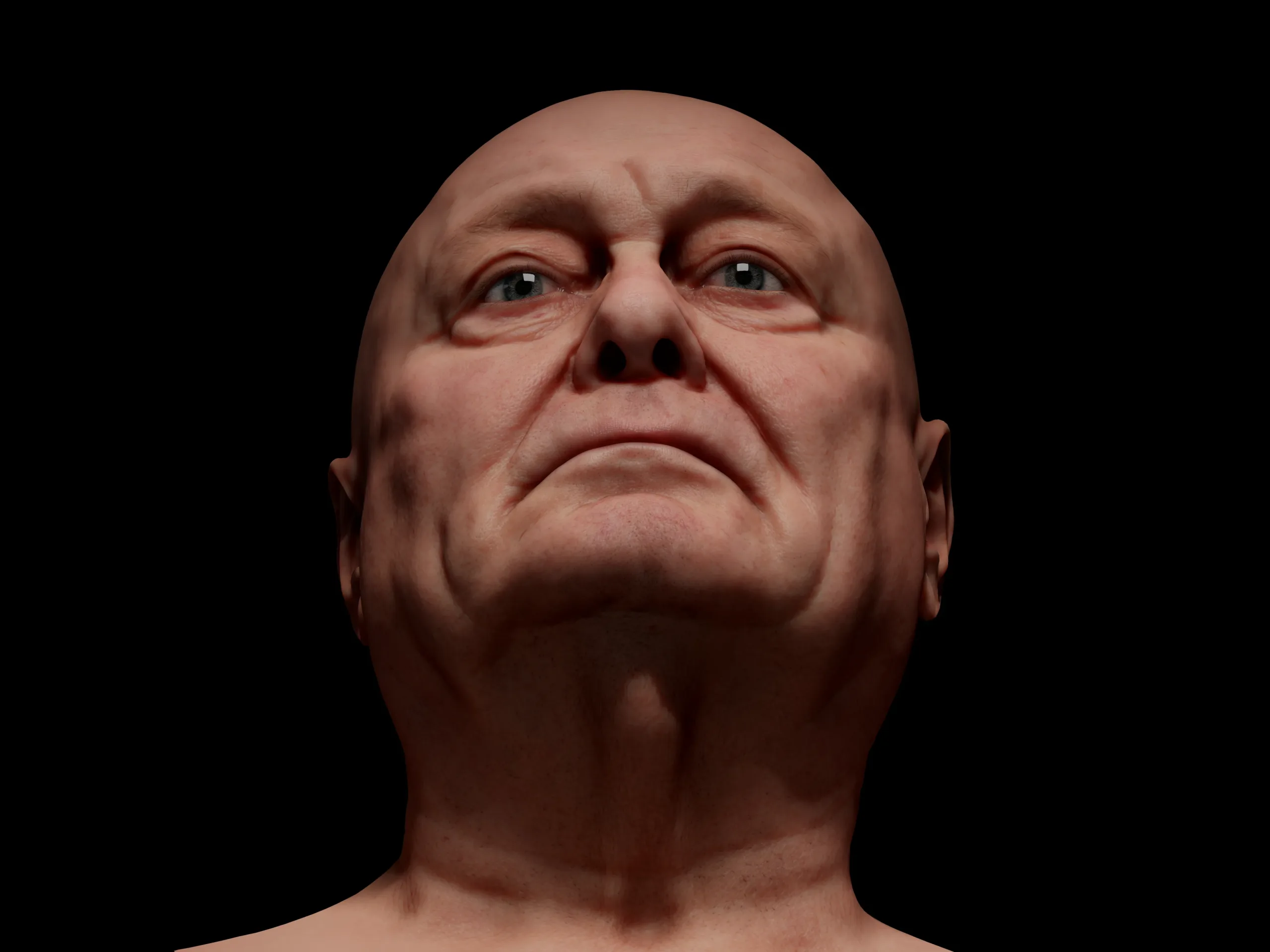 Retopologized 3D Head | Riley Evans