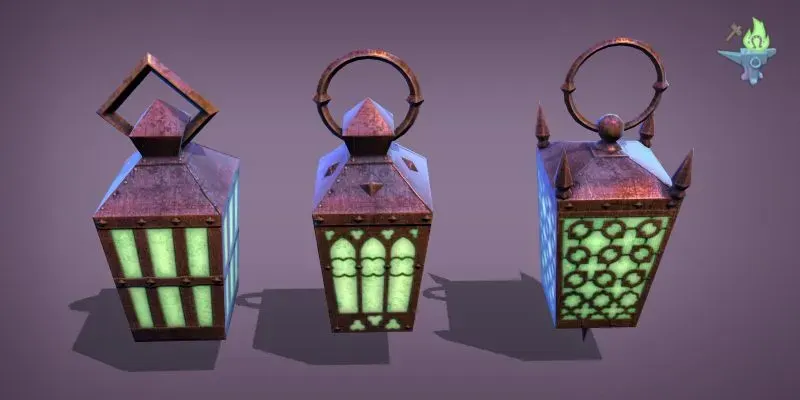 6 Hand Lanterns Set