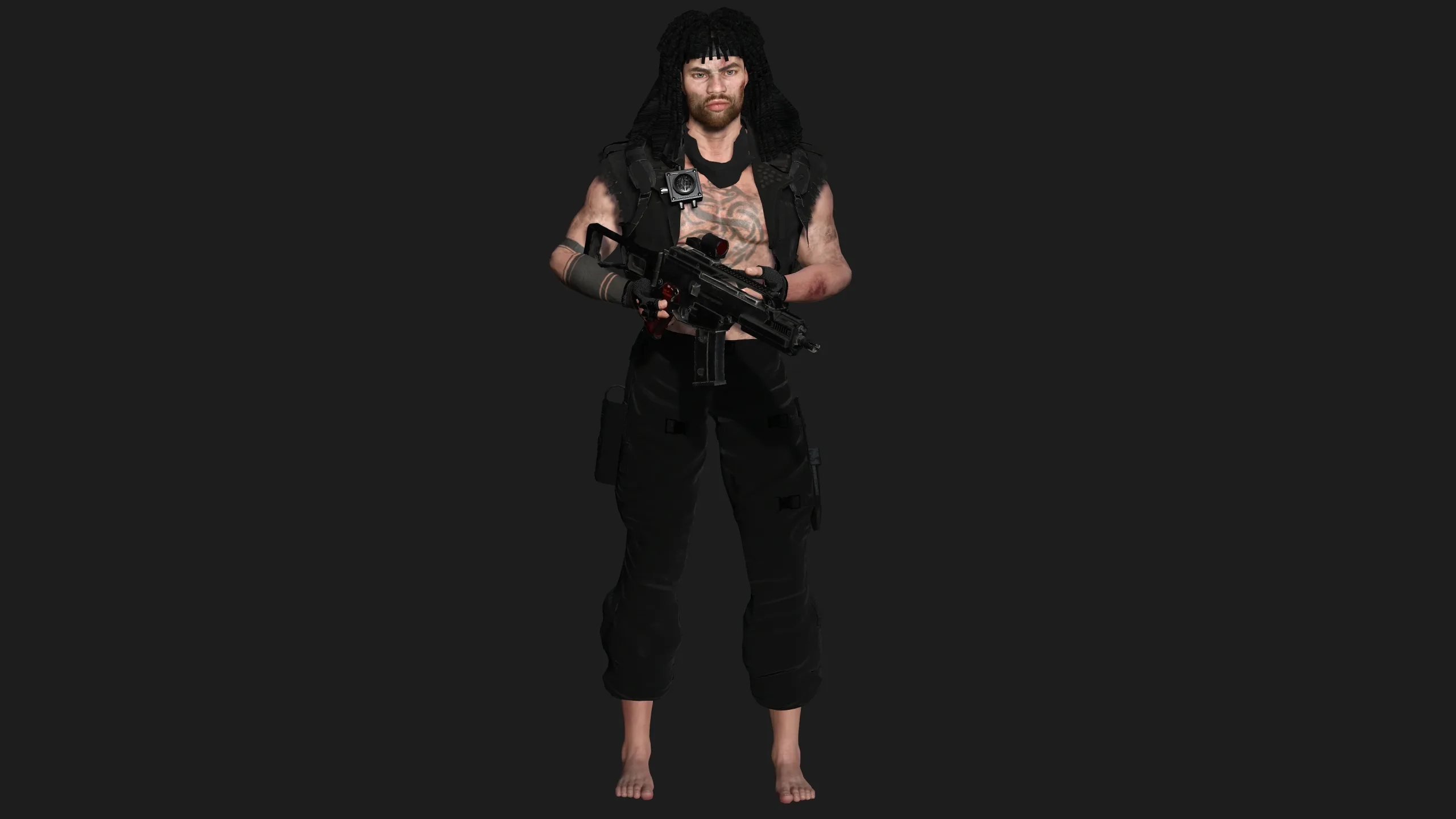 AAA 3D REALISTIC MAN CHARACTER -SHOOTER ACTION HEROES RAMBO