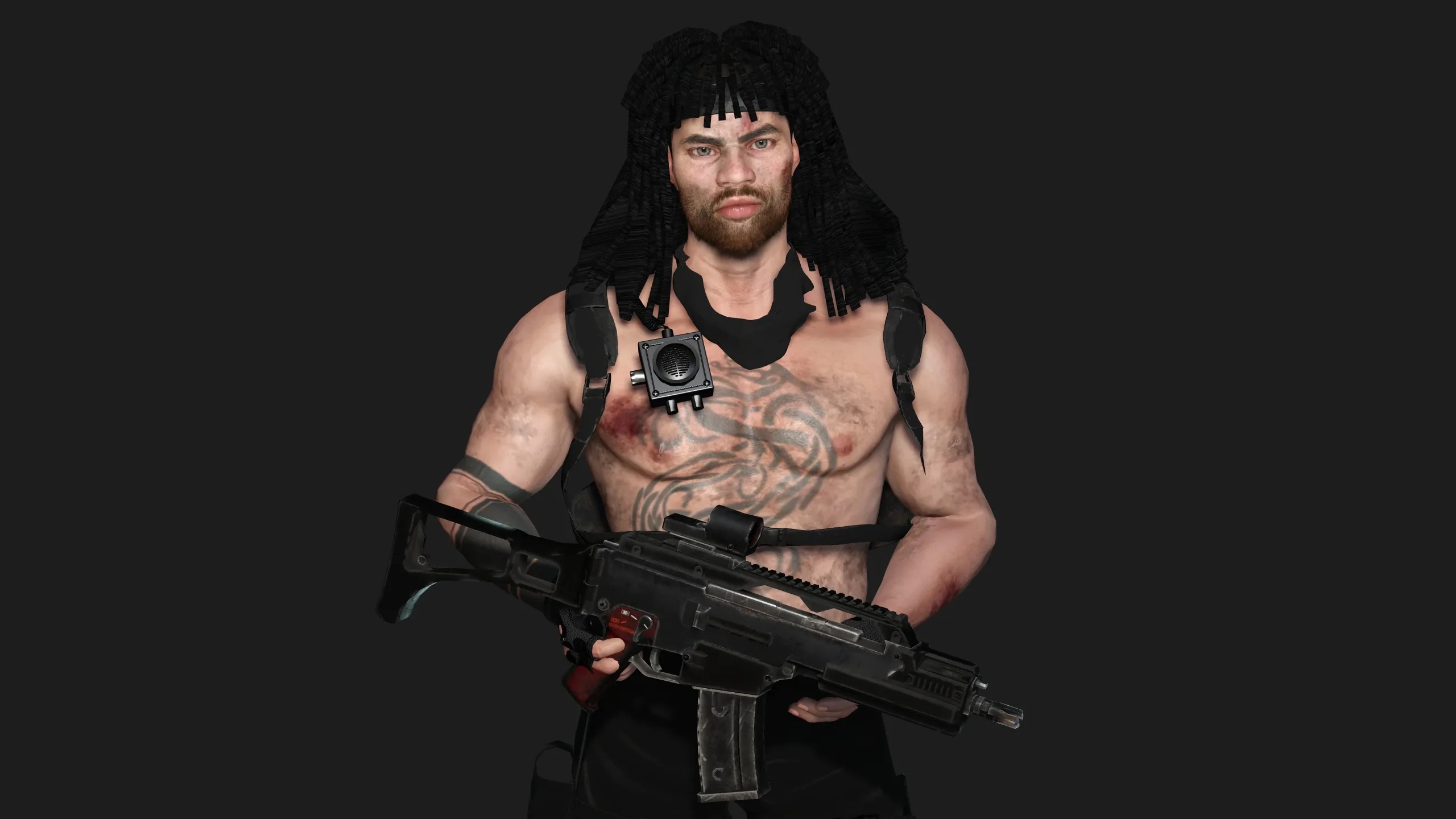 AAA 3D REALISTIC MAN CHARACTER -SHOOTER ACTION HEROES RAMBO