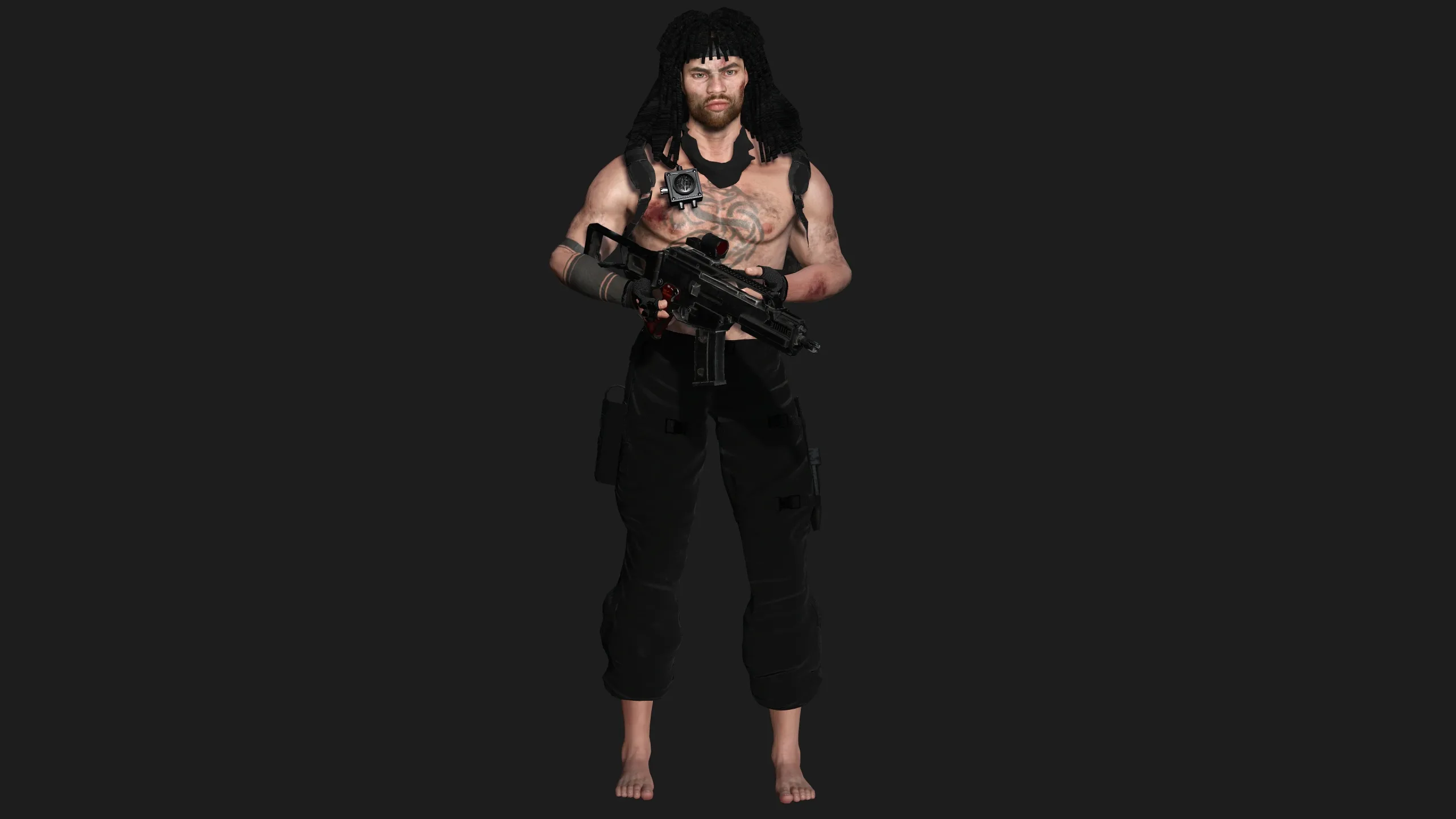 AAA 3D REALISTIC MAN CHARACTER -SHOOTER ACTION HEROES RAMBO