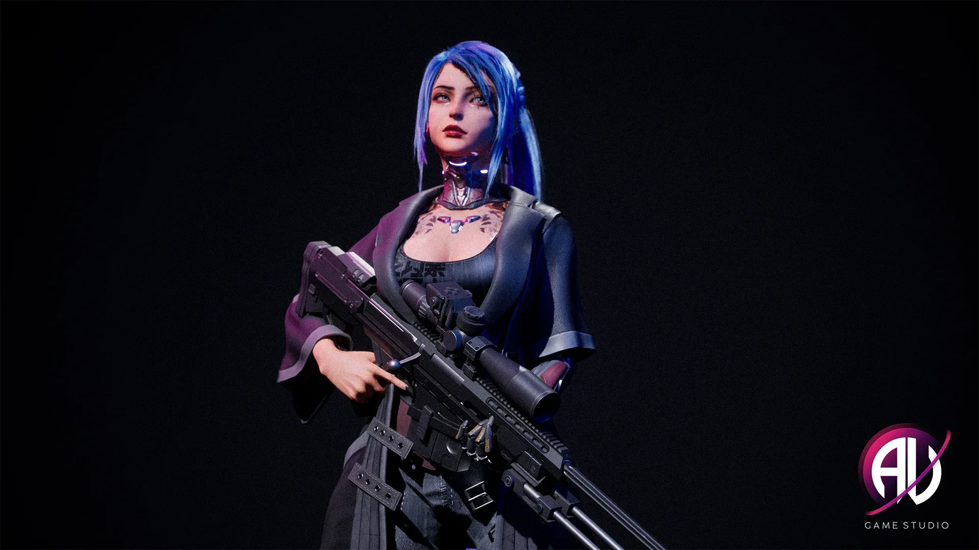 Cyberpunk Real-time Female - Evelynn V4