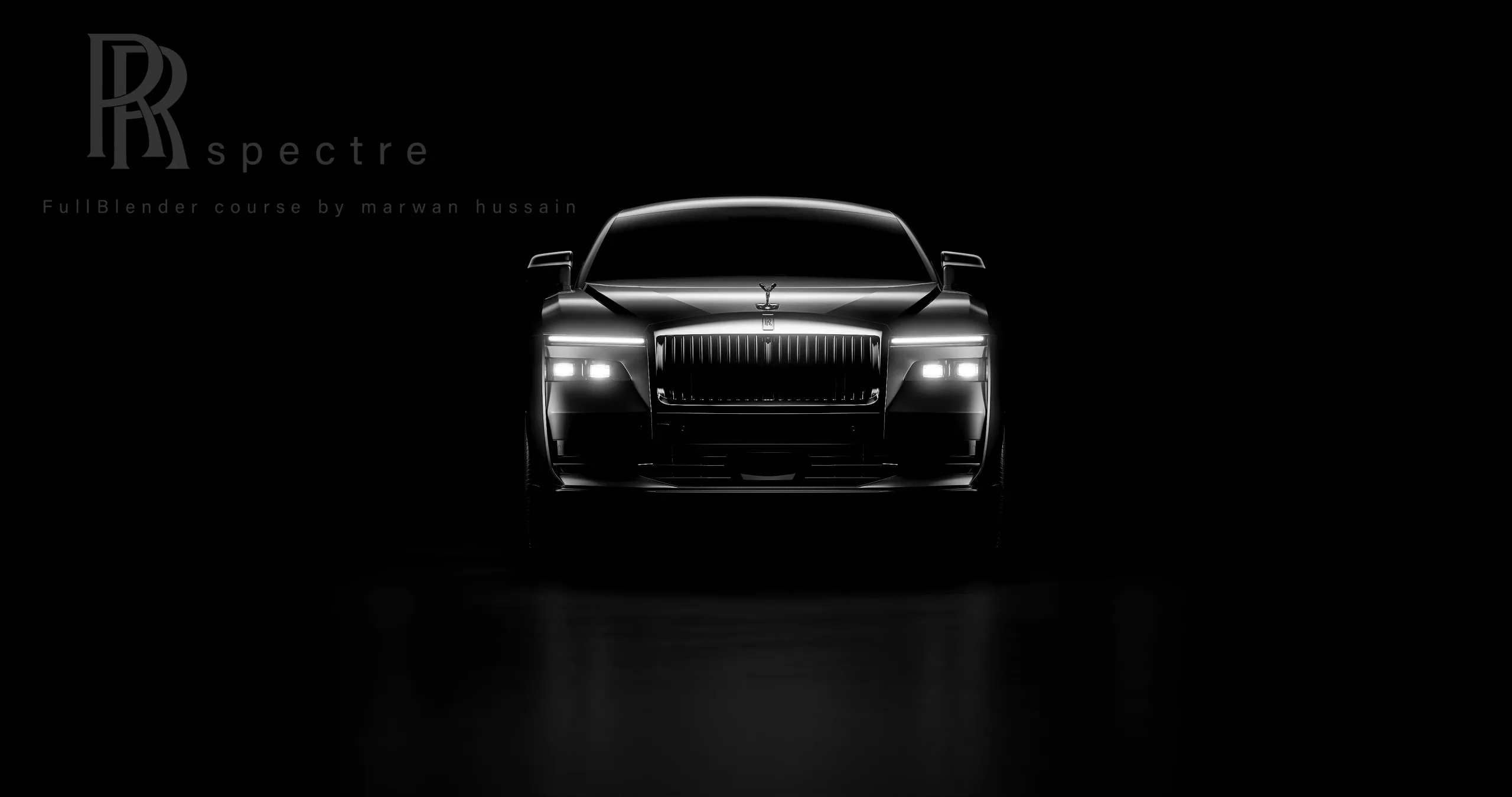 Blender: Rolls Royce Spectre in 3D