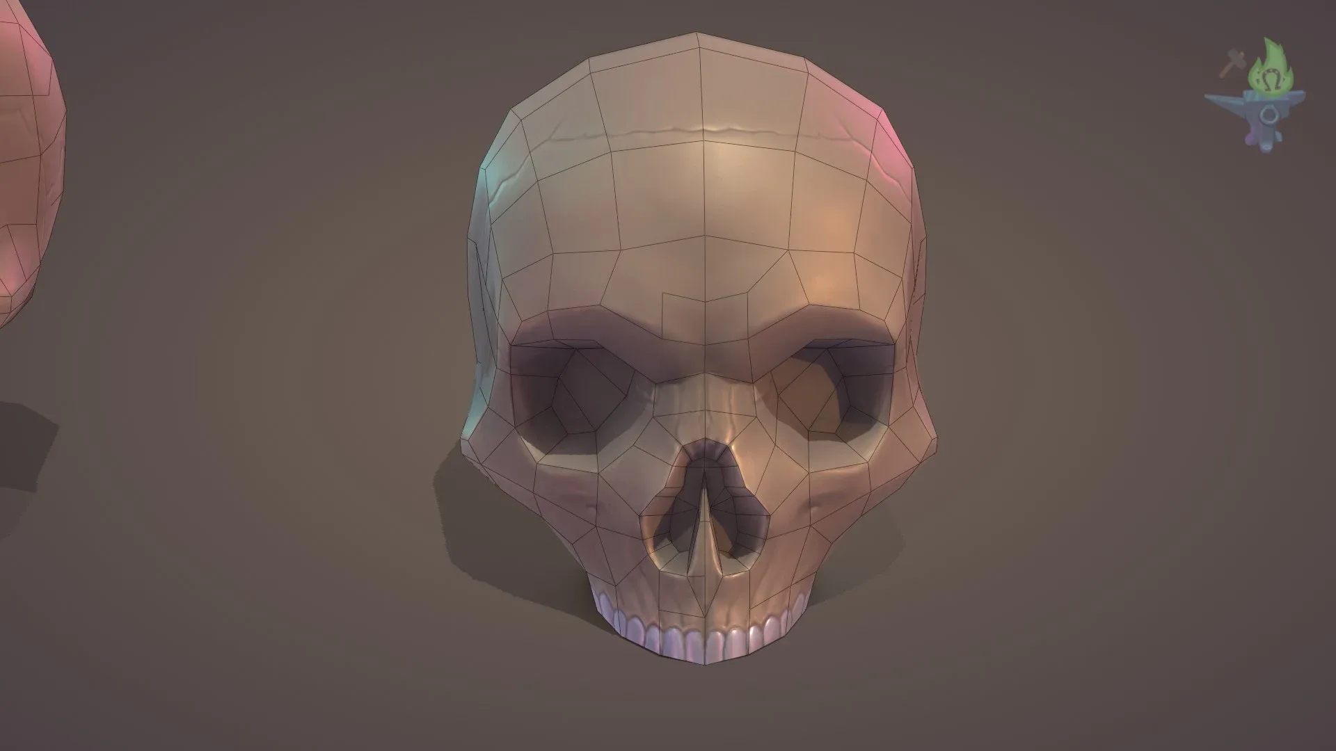 Low Poly Skull