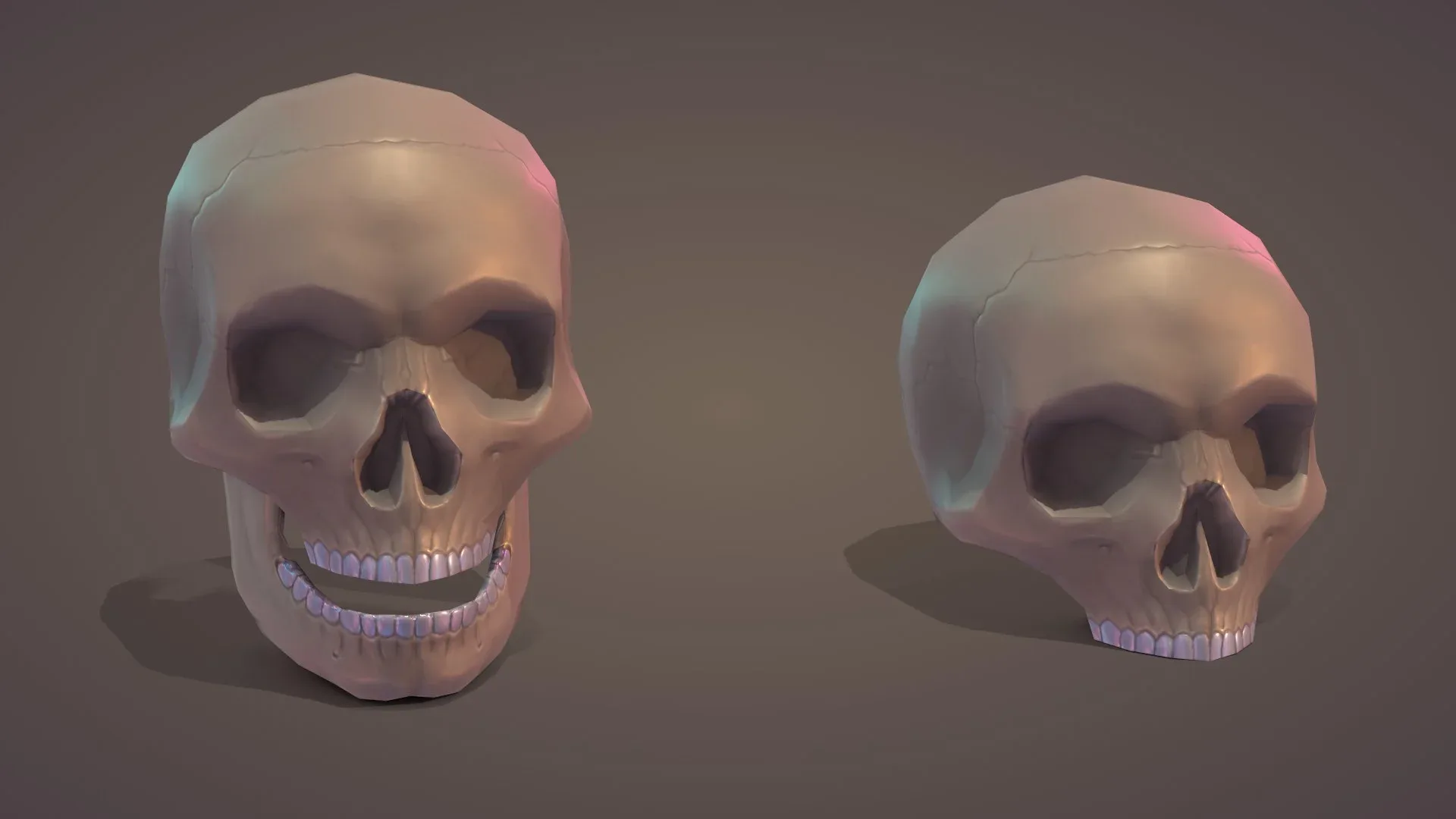 Low Poly Skull