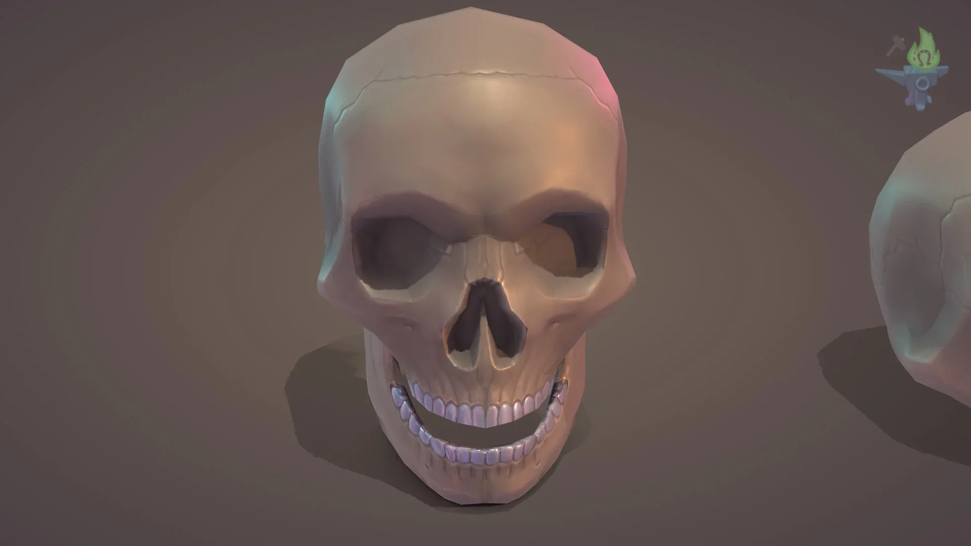 Low Poly Skull