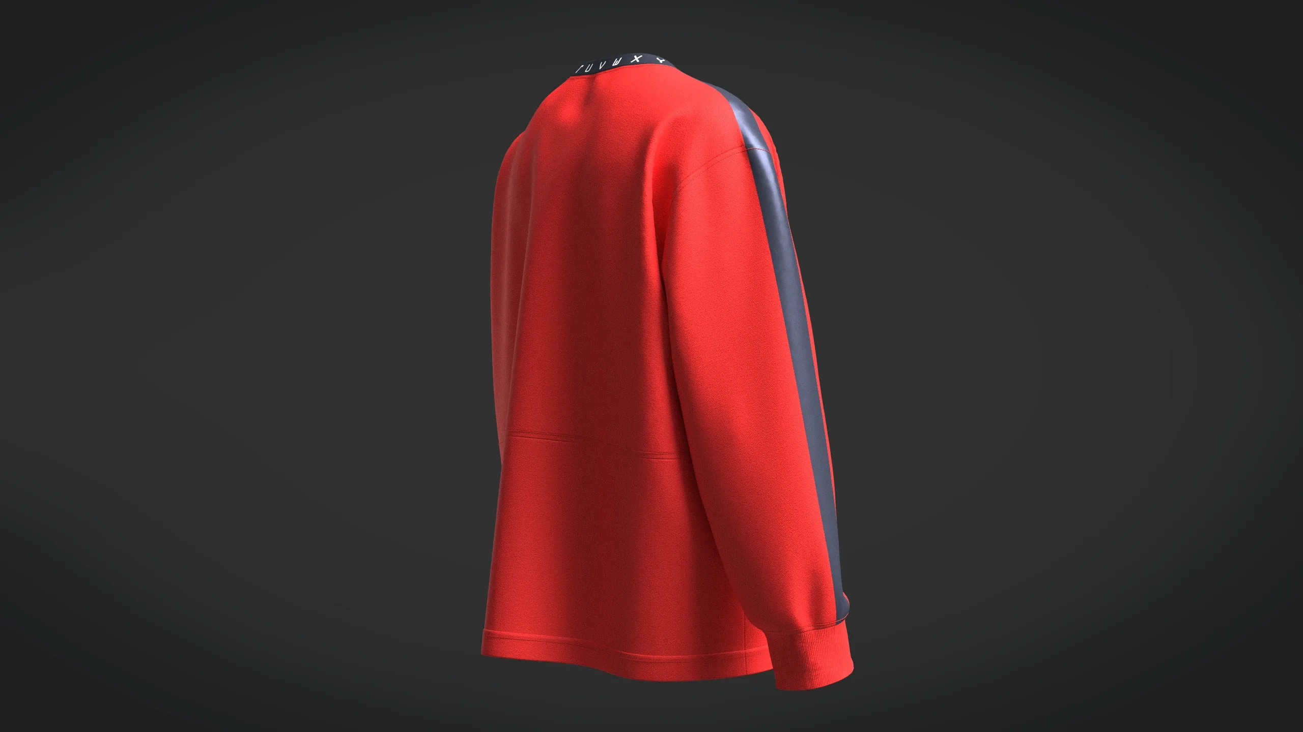 Men Sweatshirt - Red And Blue | Marvelous / Clo3d / obj / fbx