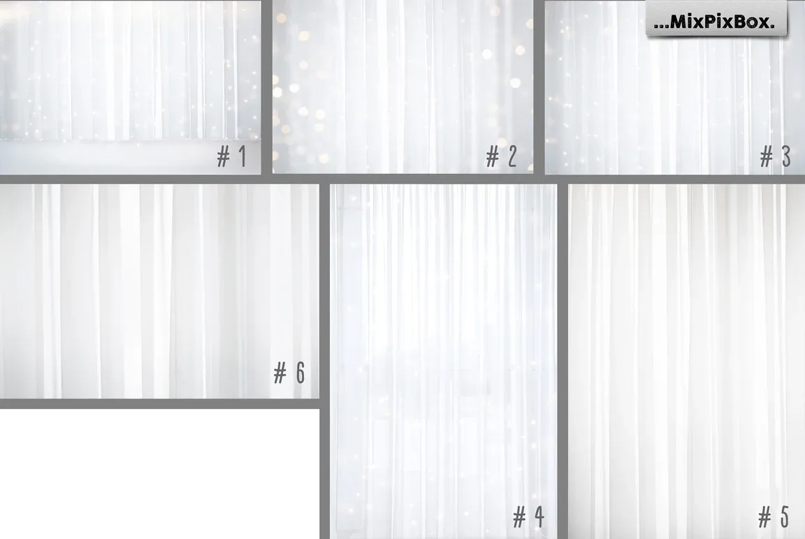 White Sheer Curtain Backgrounds