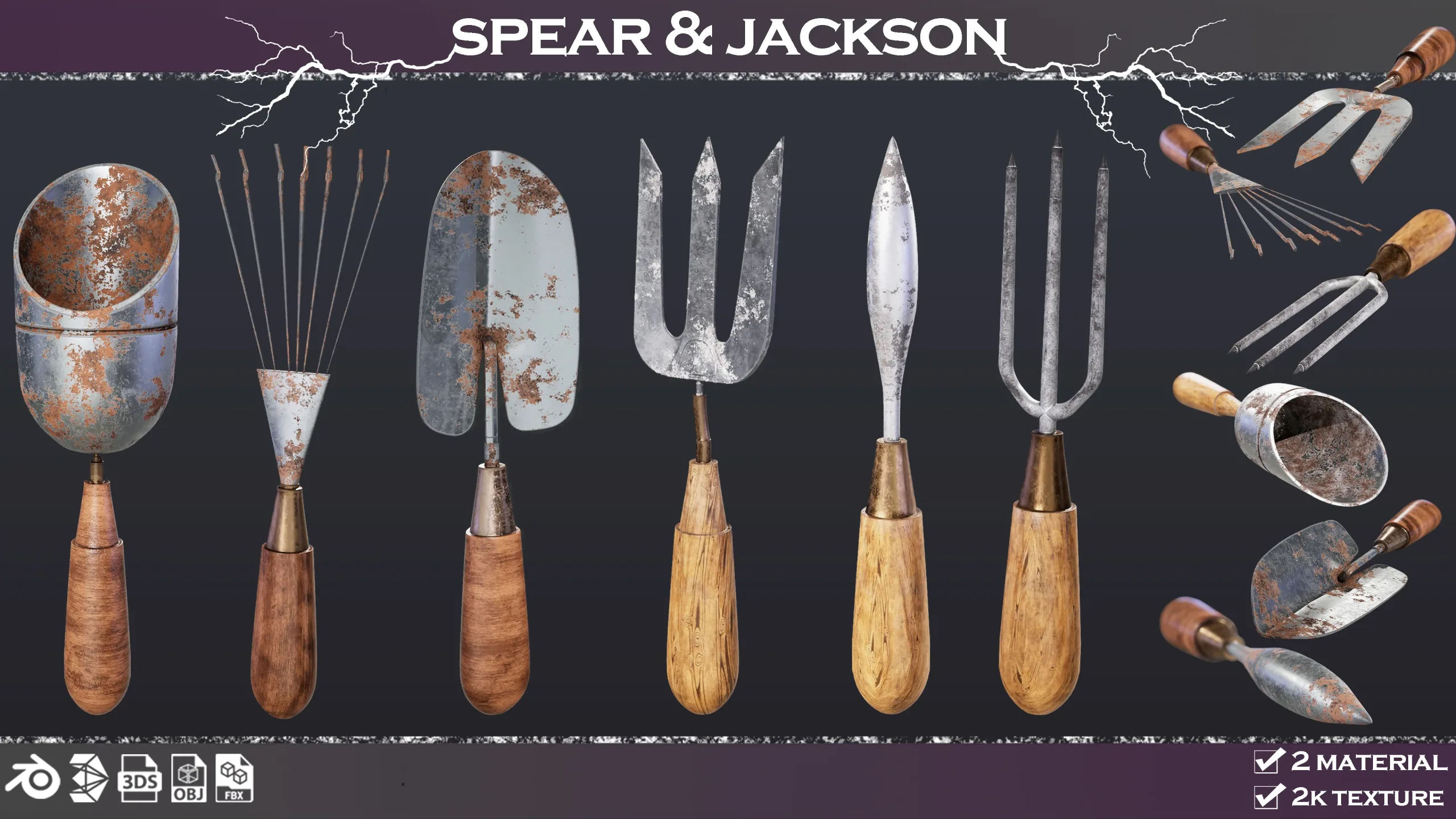 Spear Jackson garden set