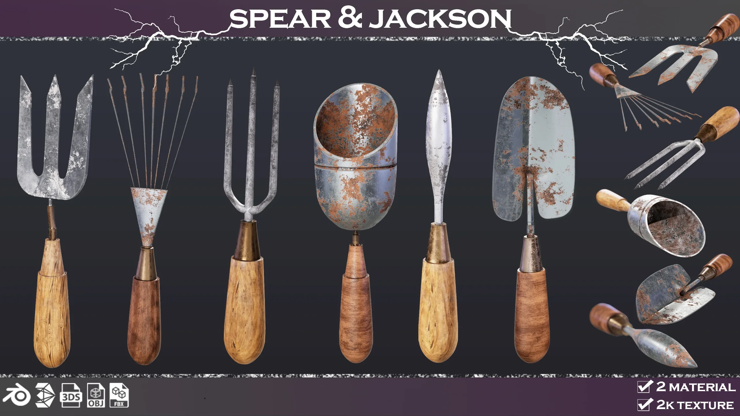 Spear Jackson garden set