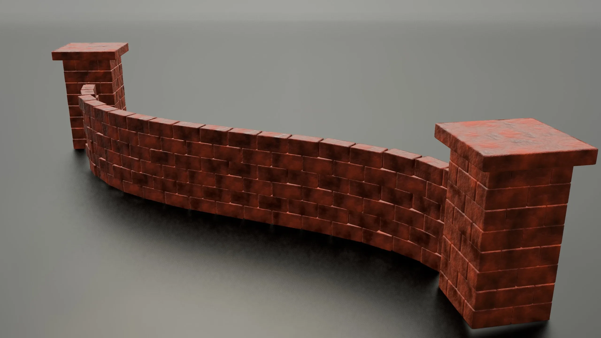 Customizable Brick Wall - Geometry Nodes (Blender)