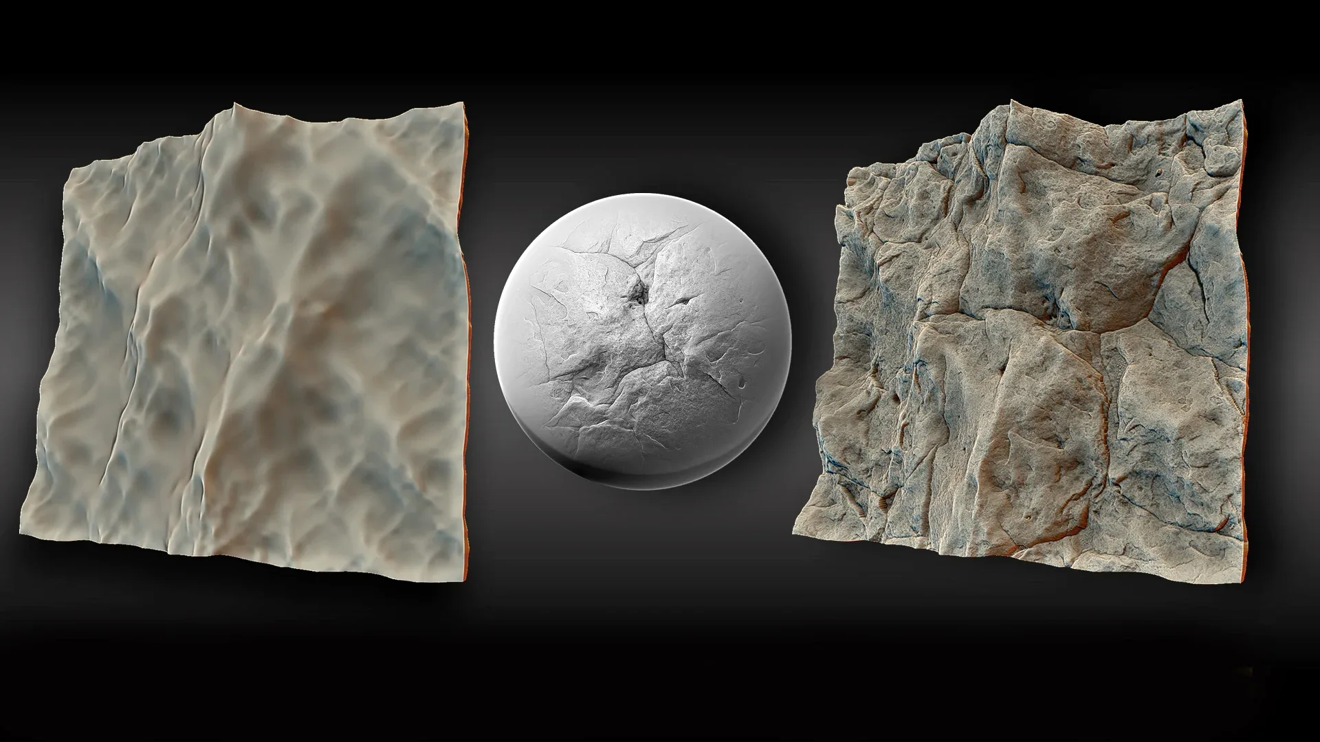 Blender Ultra HQ Terrain / Rock Seamless Sculpt brushes + Alphas Vol.2