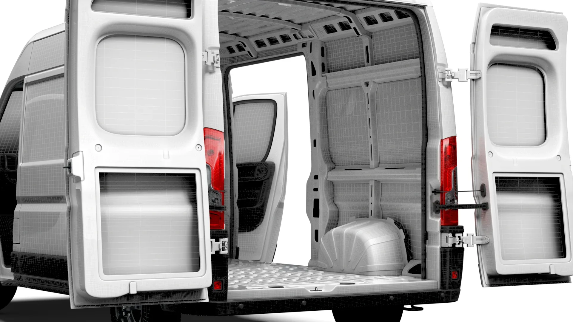 RAM Promaster Van L2H2 HQ Interior 2023