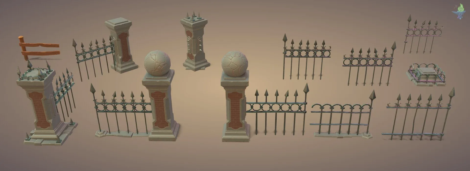 Graveyard Fences set