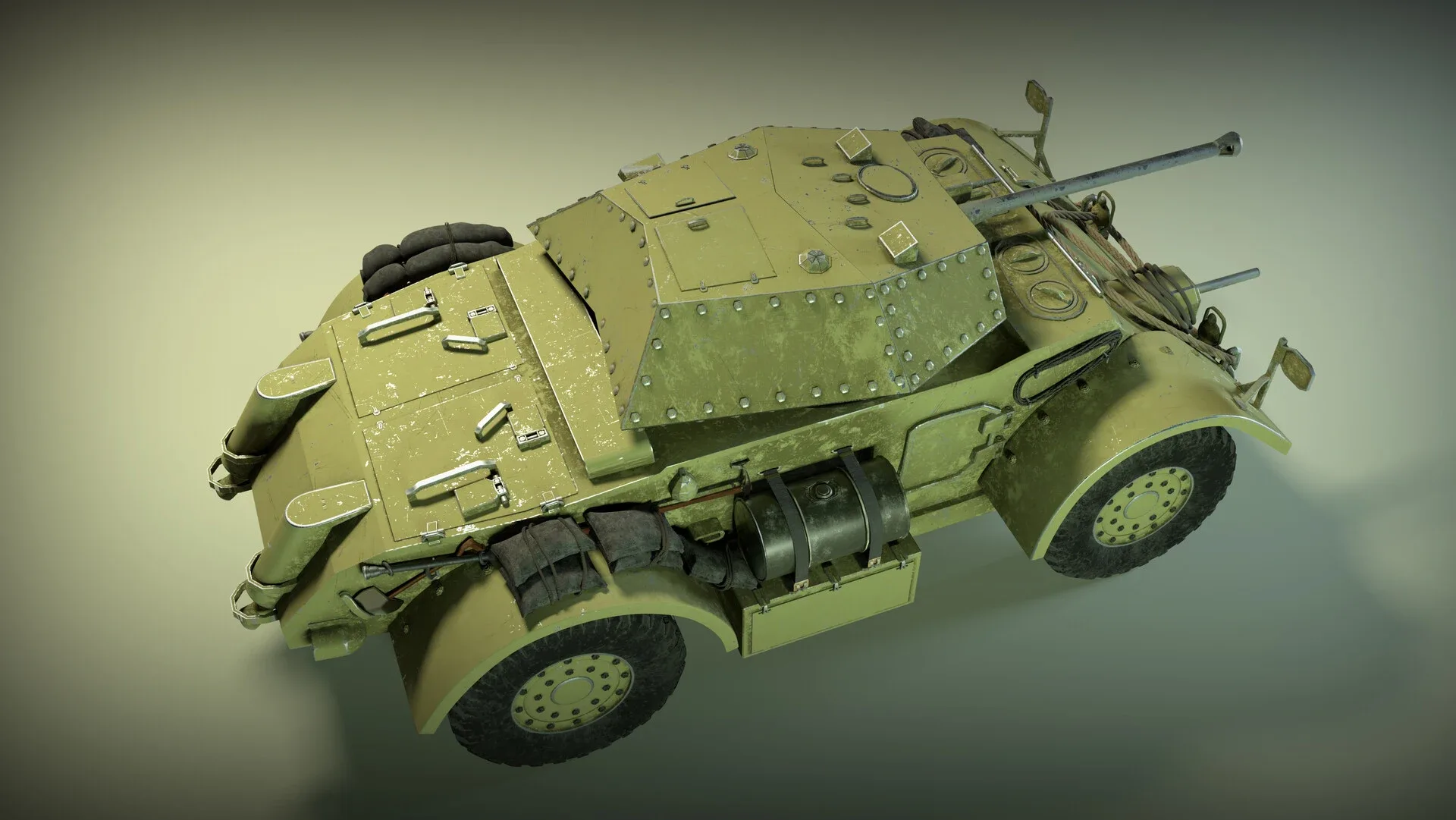 Staghound Tank WW2 Multi Task Vehicle