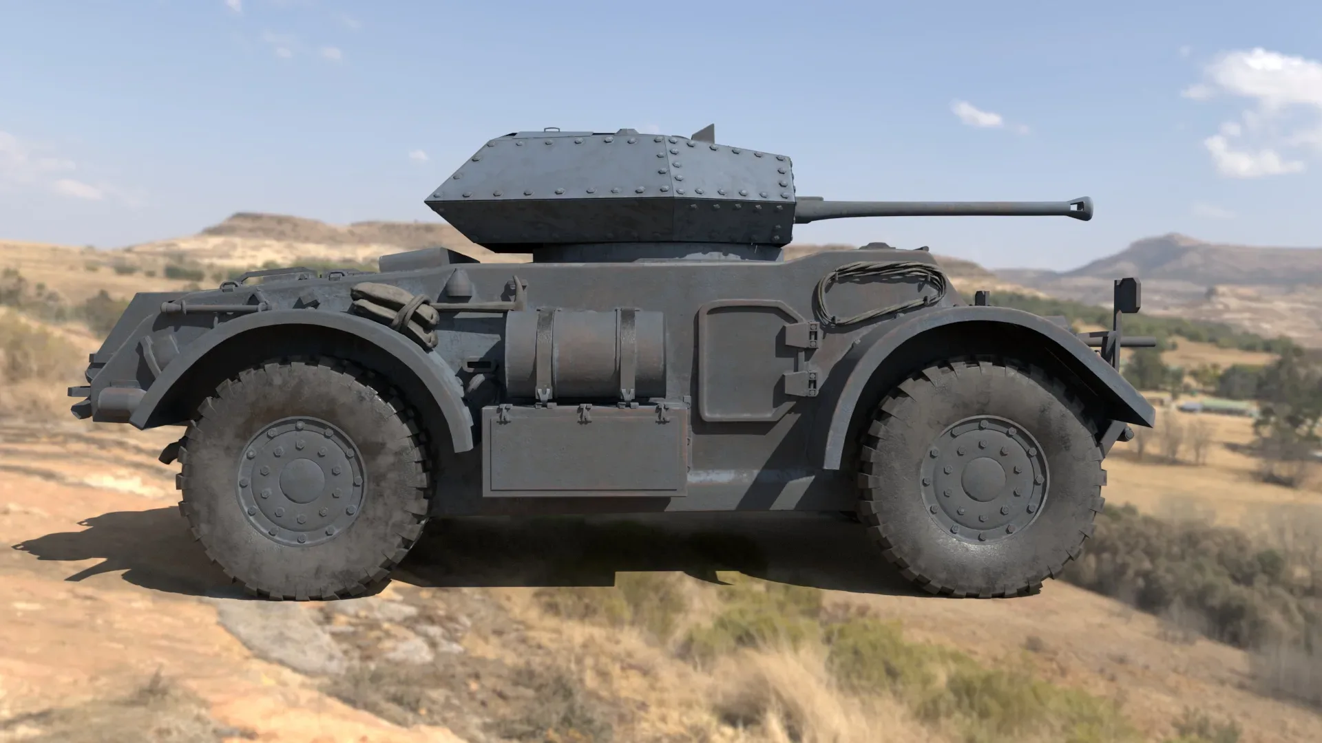 Staghound Tank WW2 Multi Task Vehicle