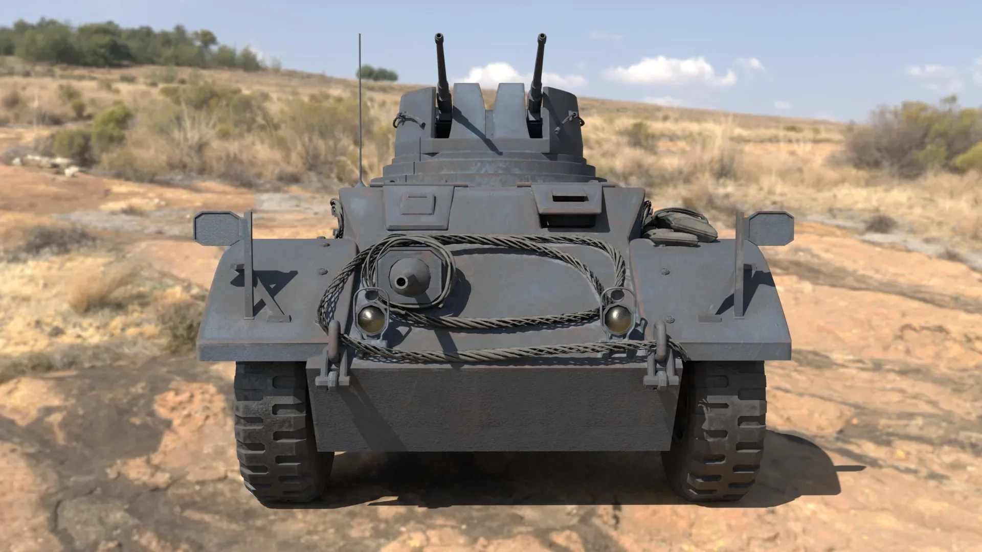 Staghound Tank WW2 Multi Task Vehicle