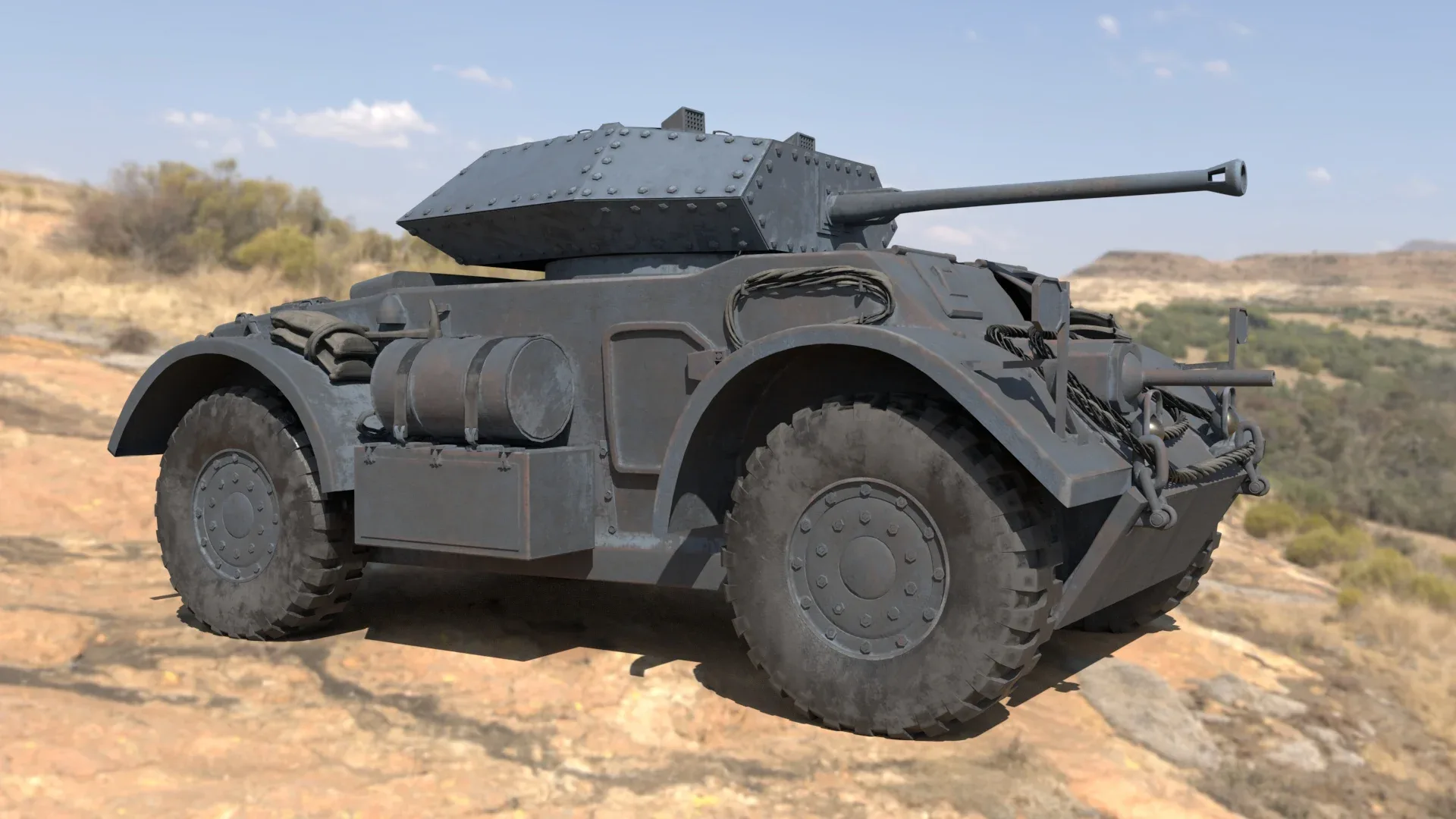 Staghound Tank WW2 Multi Task Vehicle