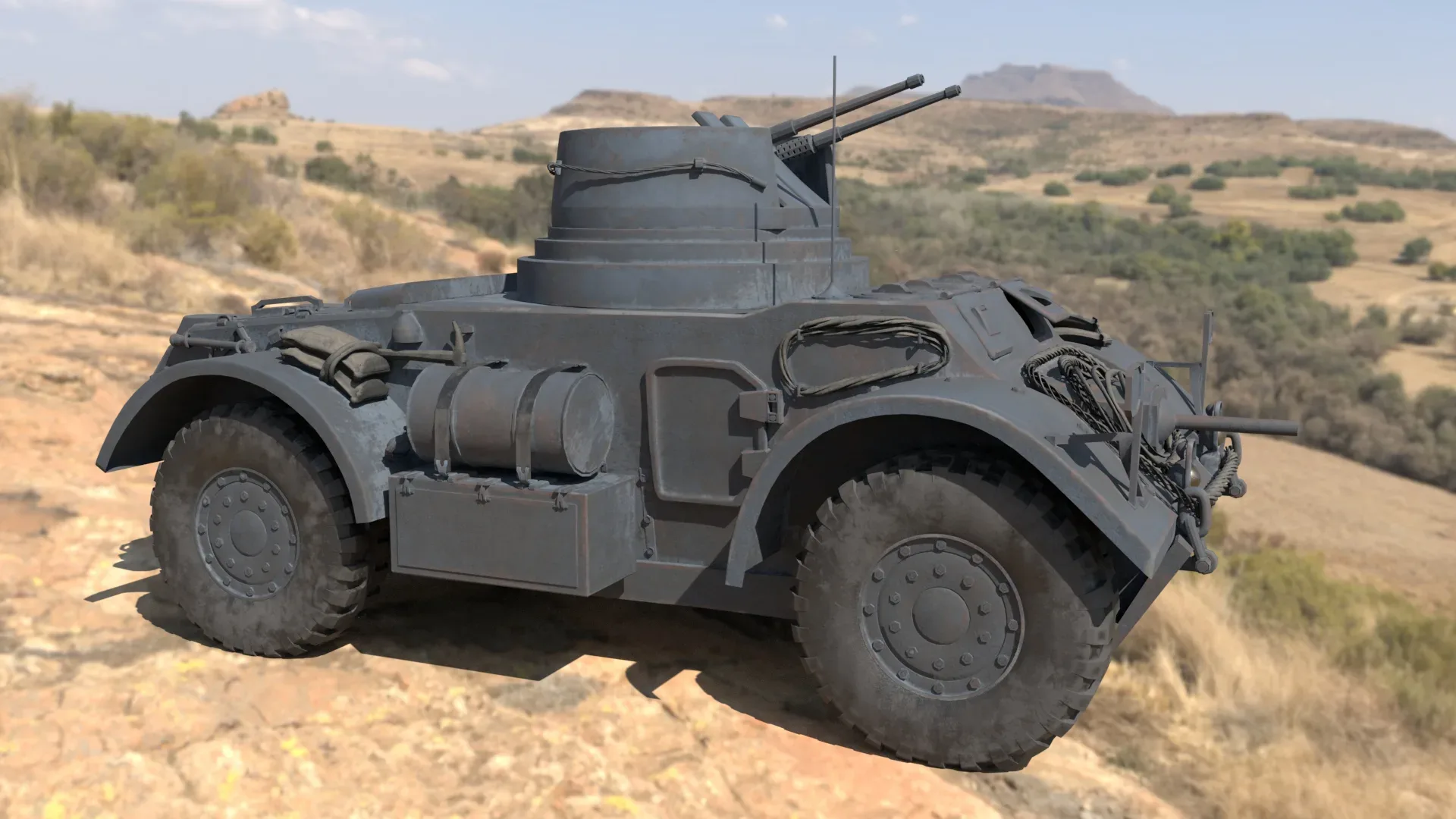 Staghound Tank WW2 Multi Task Vehicle