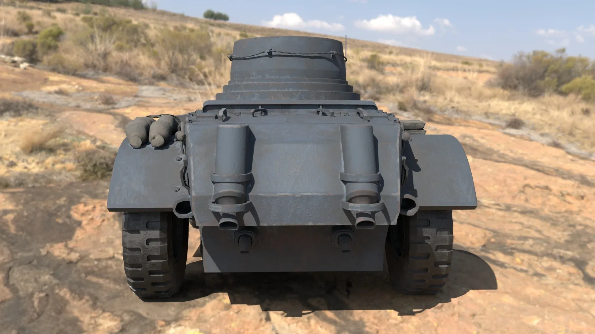 Staghound Tank WW2 Multi Task Vehicle