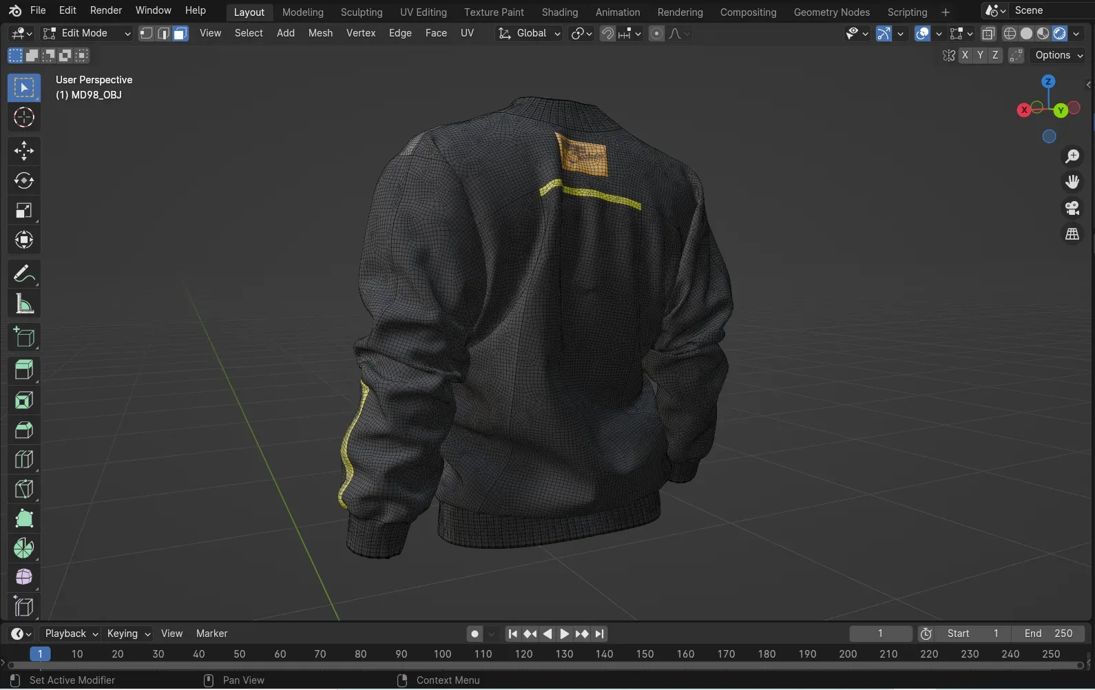 The Jacket 08 - 98 Marvelous Designer and Clo3D