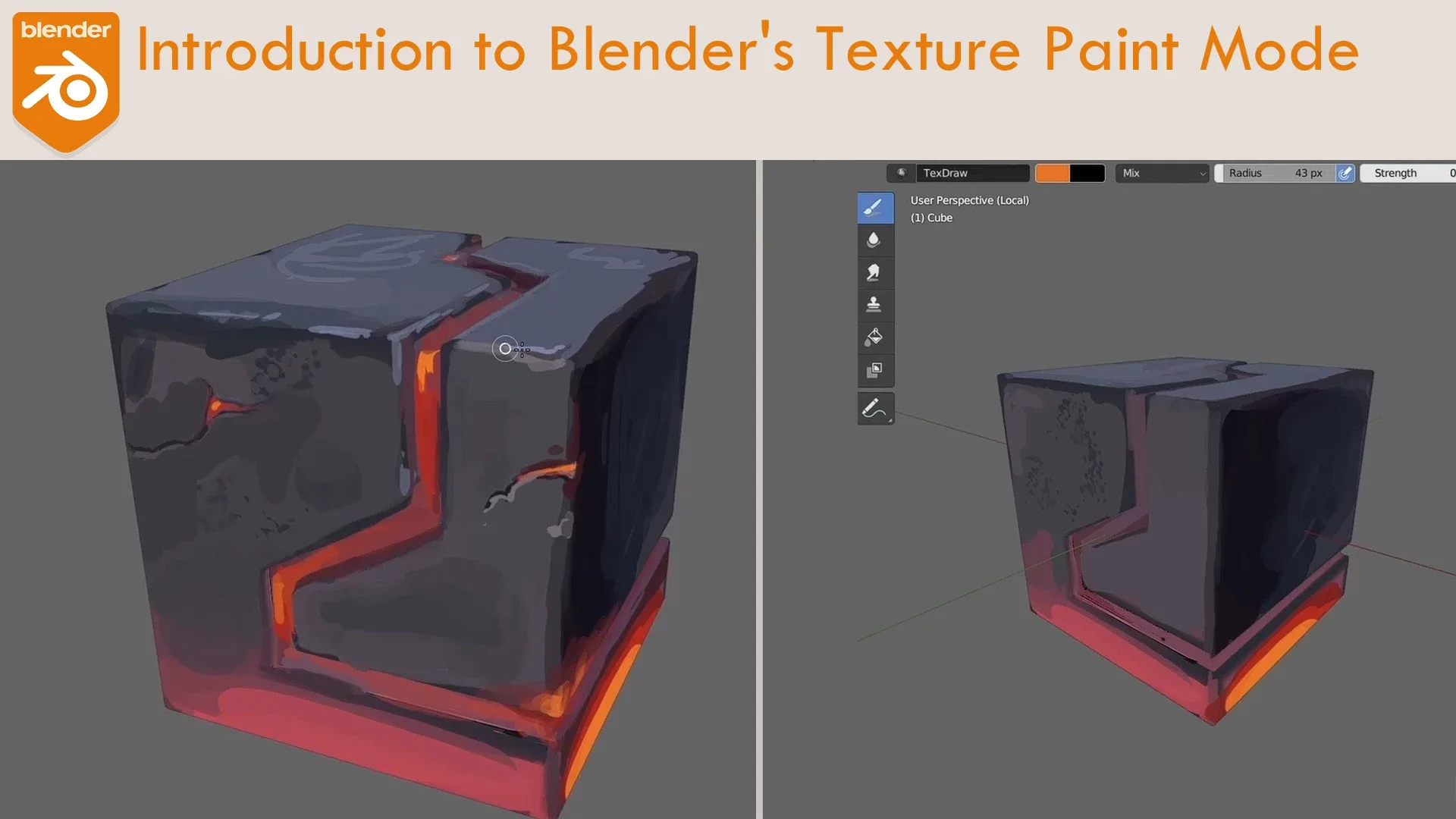 Revitalize paintings in 3d with Blender