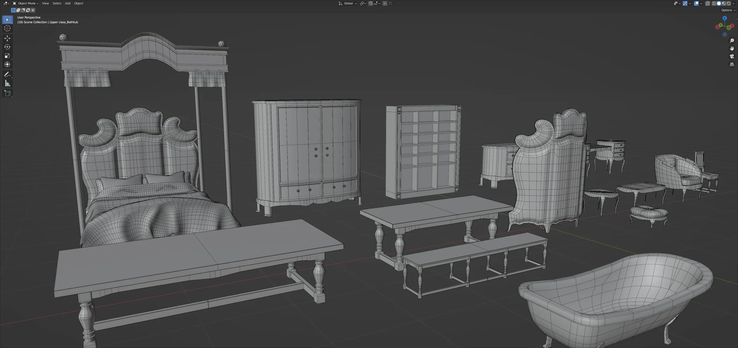 Medieval upper class props