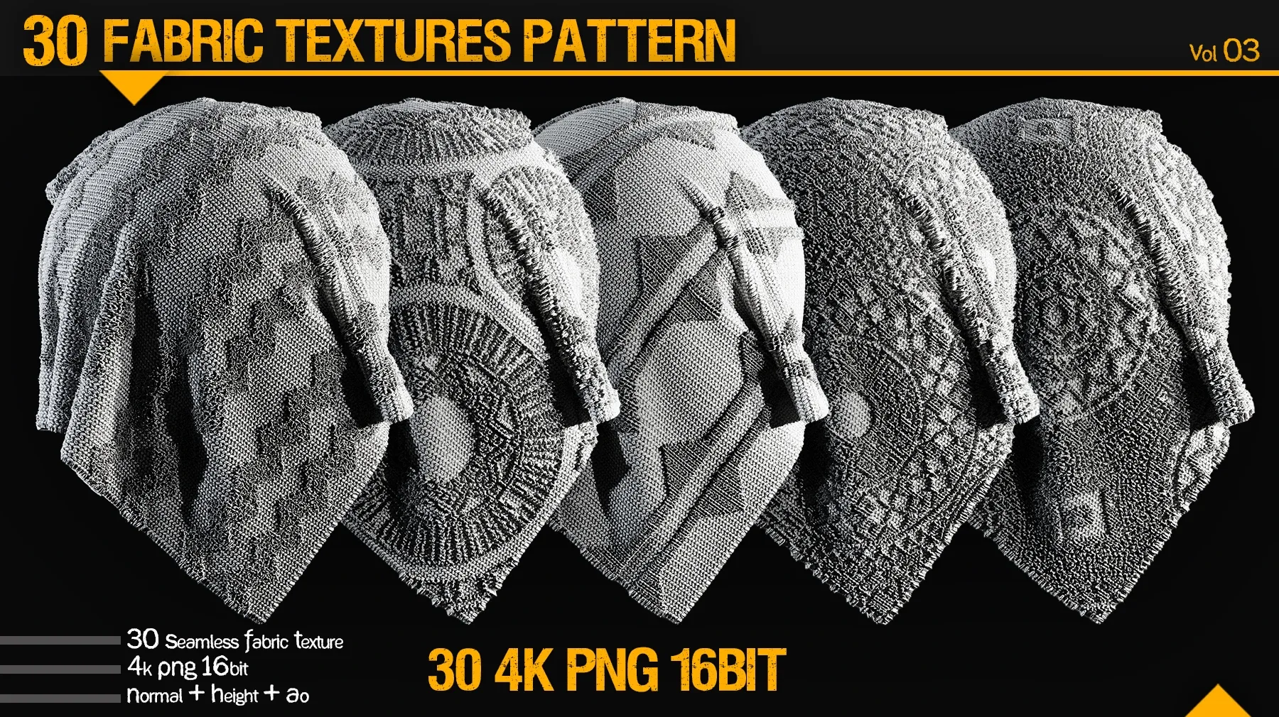 30 fabric textures pattern _ vol 03