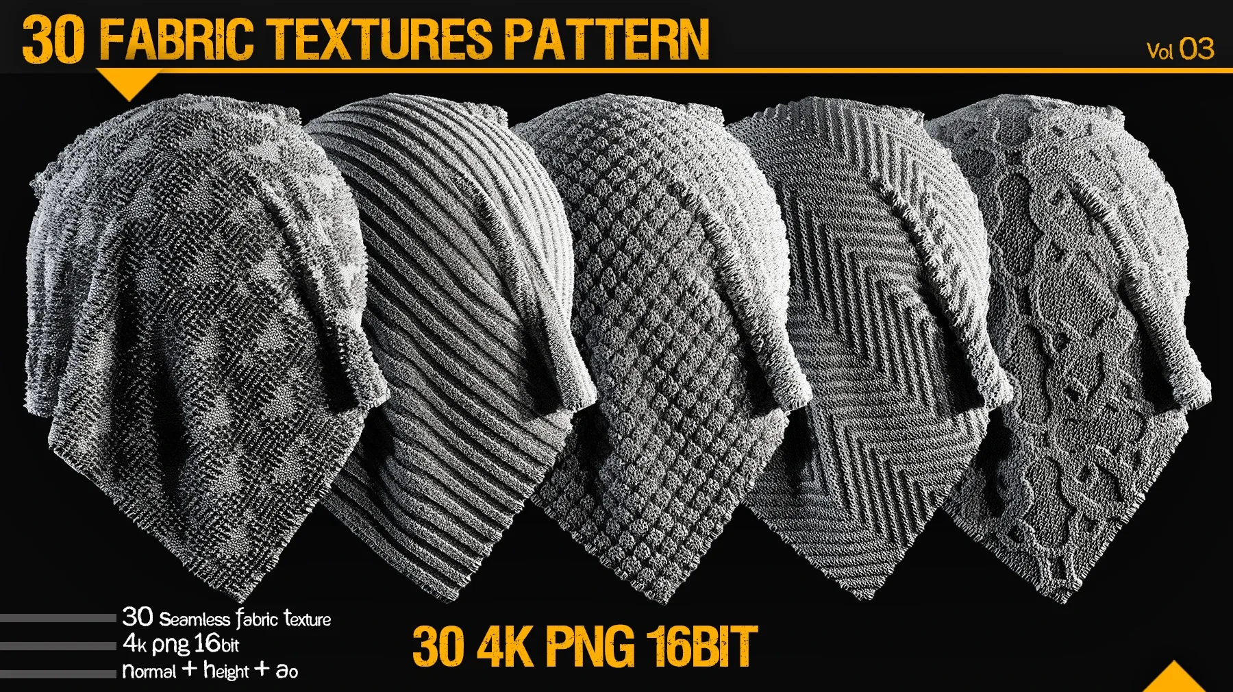 30 fabric textures pattern _ vol 03
