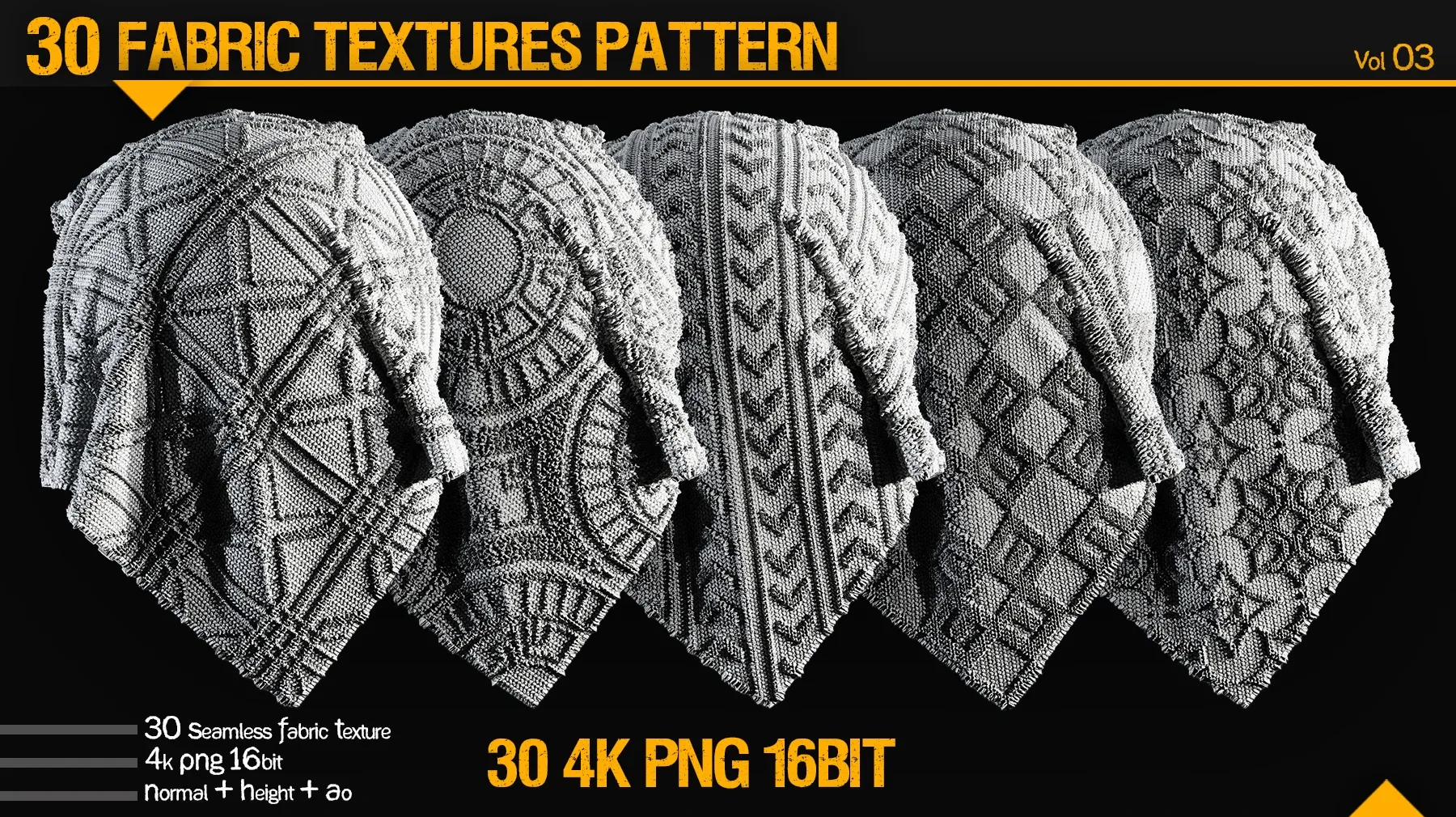 30 fabric textures pattern _ vol 03