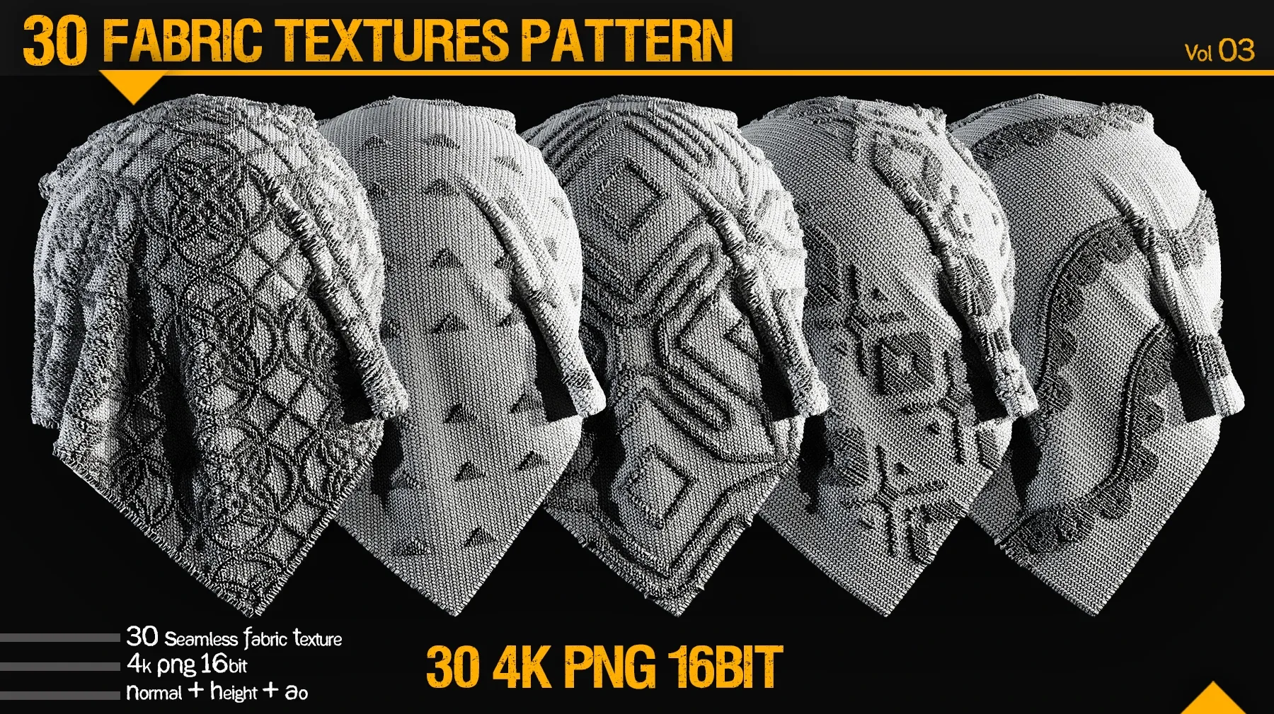 30 fabric textures pattern _ vol 03