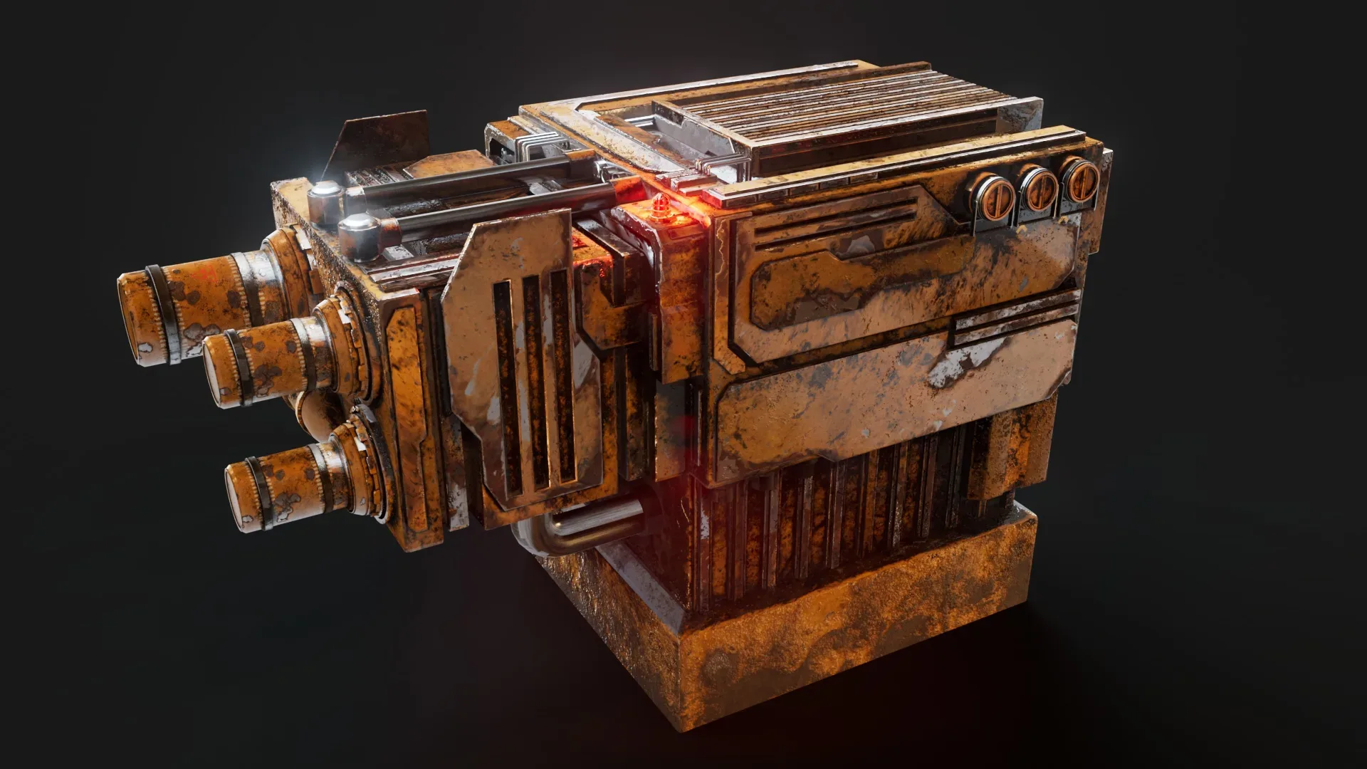 Sci-fi reactor detail