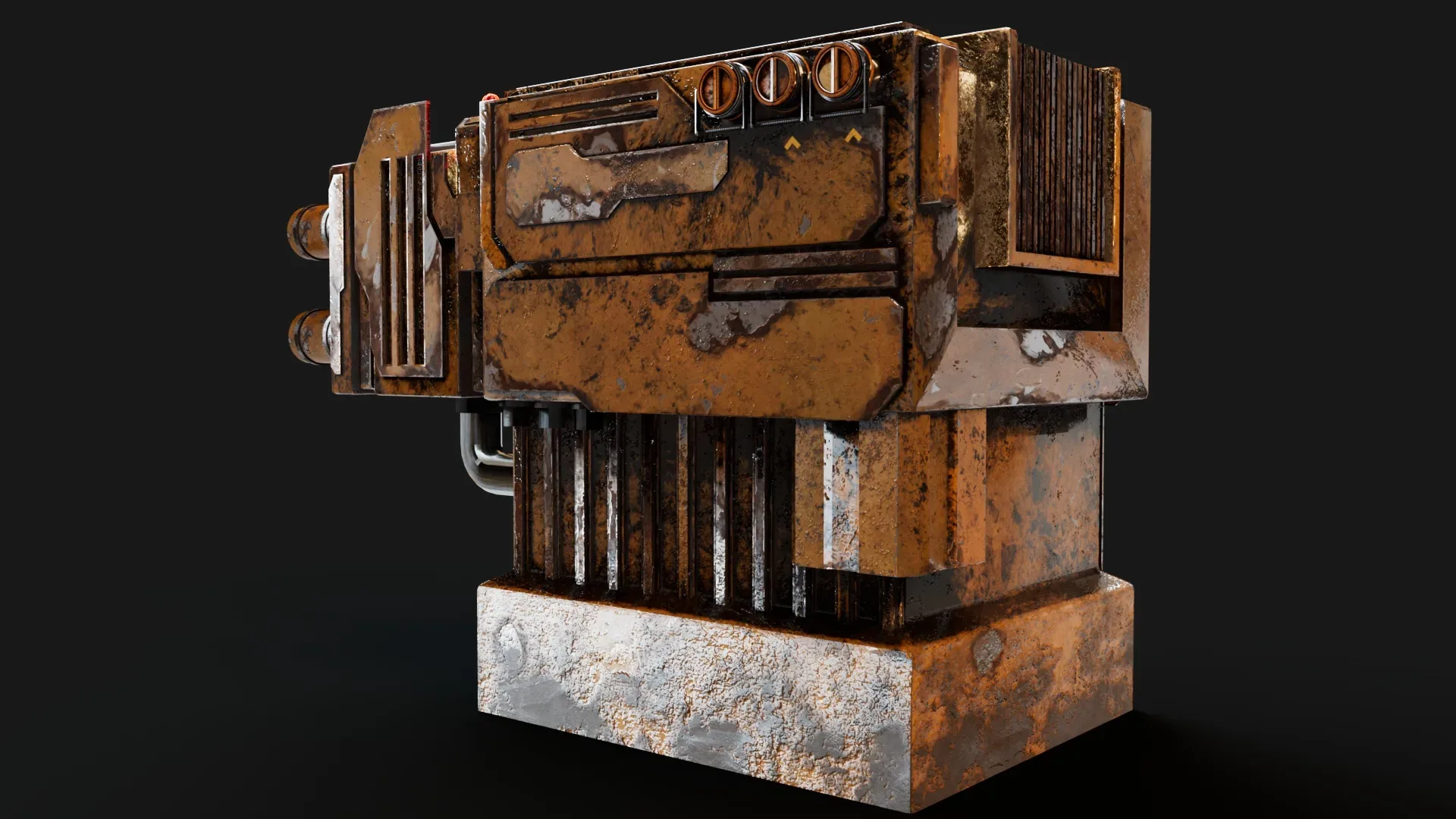 Sci-fi reactor detail