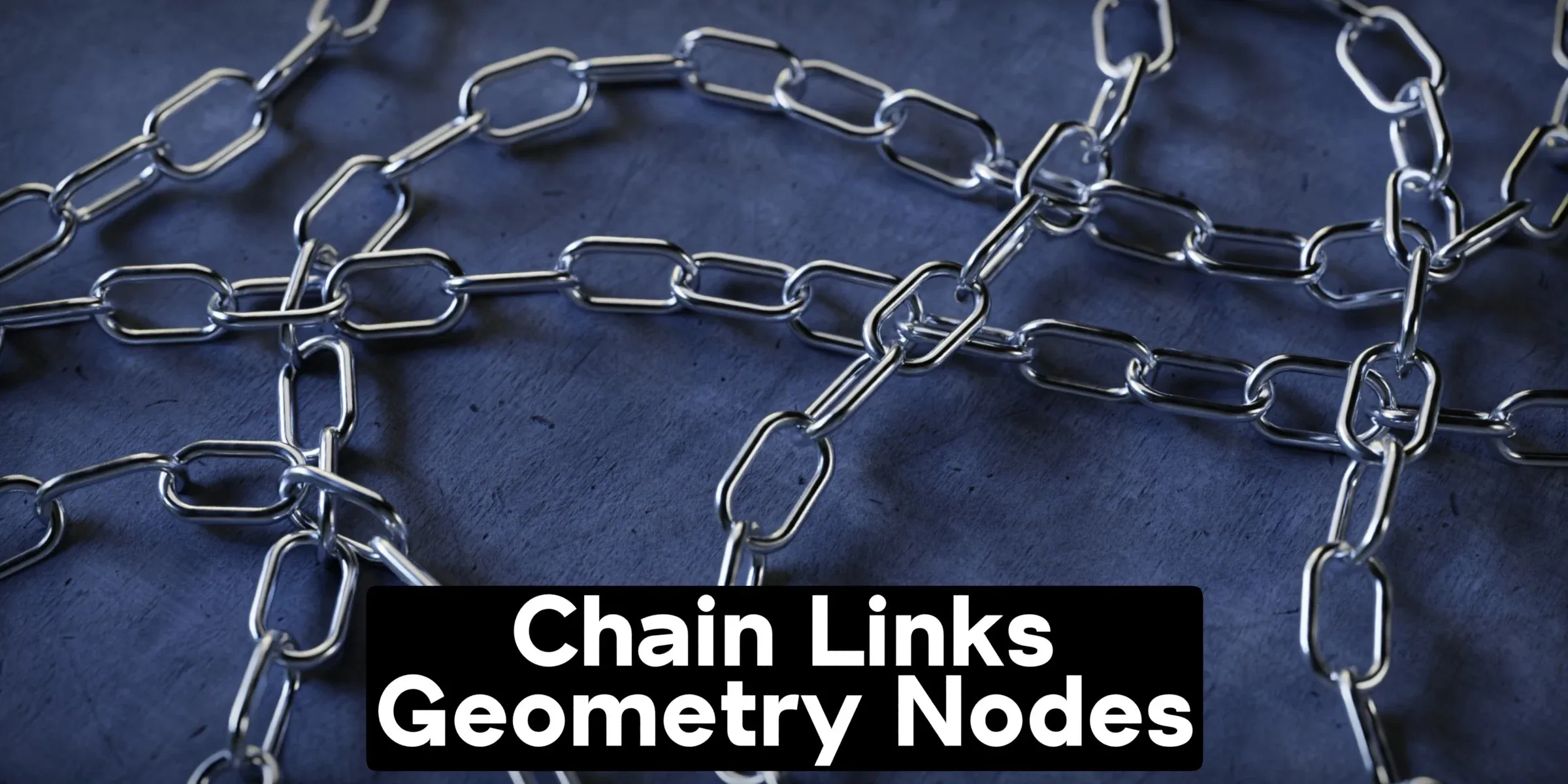 Customizable Chain Links 🔗 Geometry Nodes (Blender)