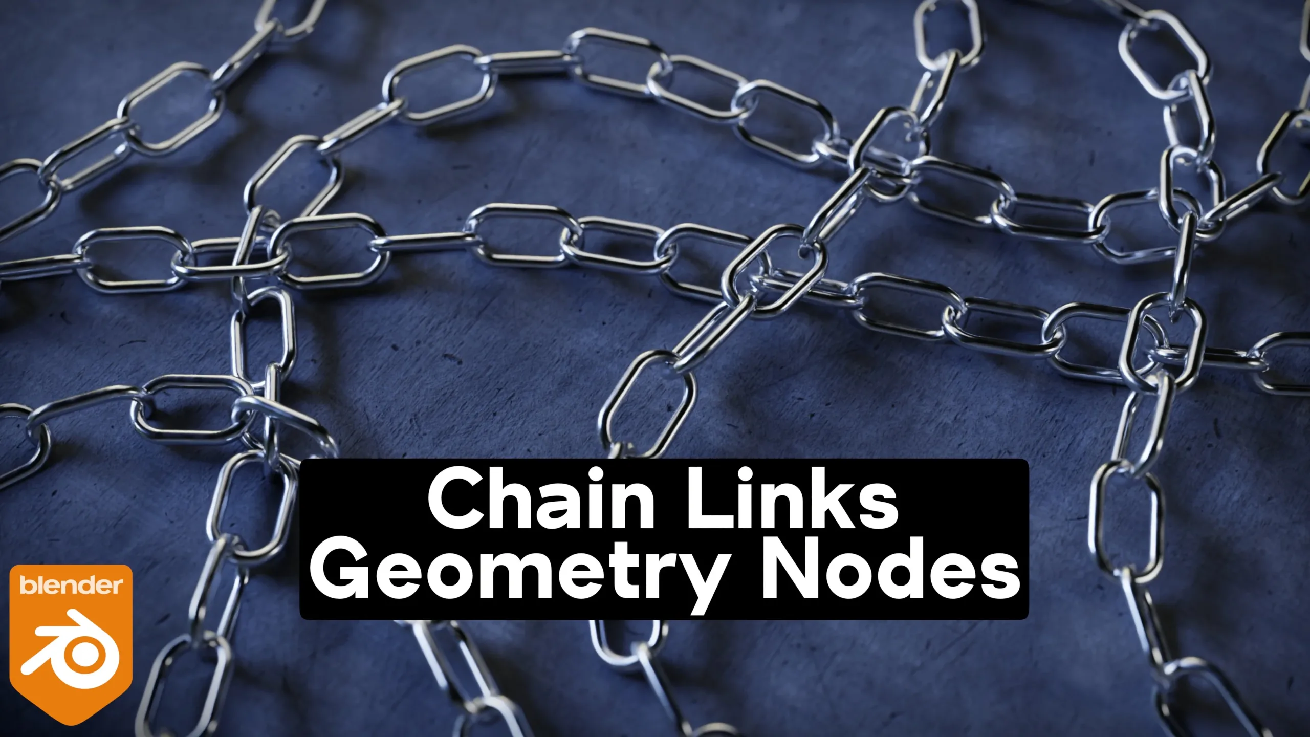 Customizable Chain Links 🔗 Geometry Nodes (Blender)