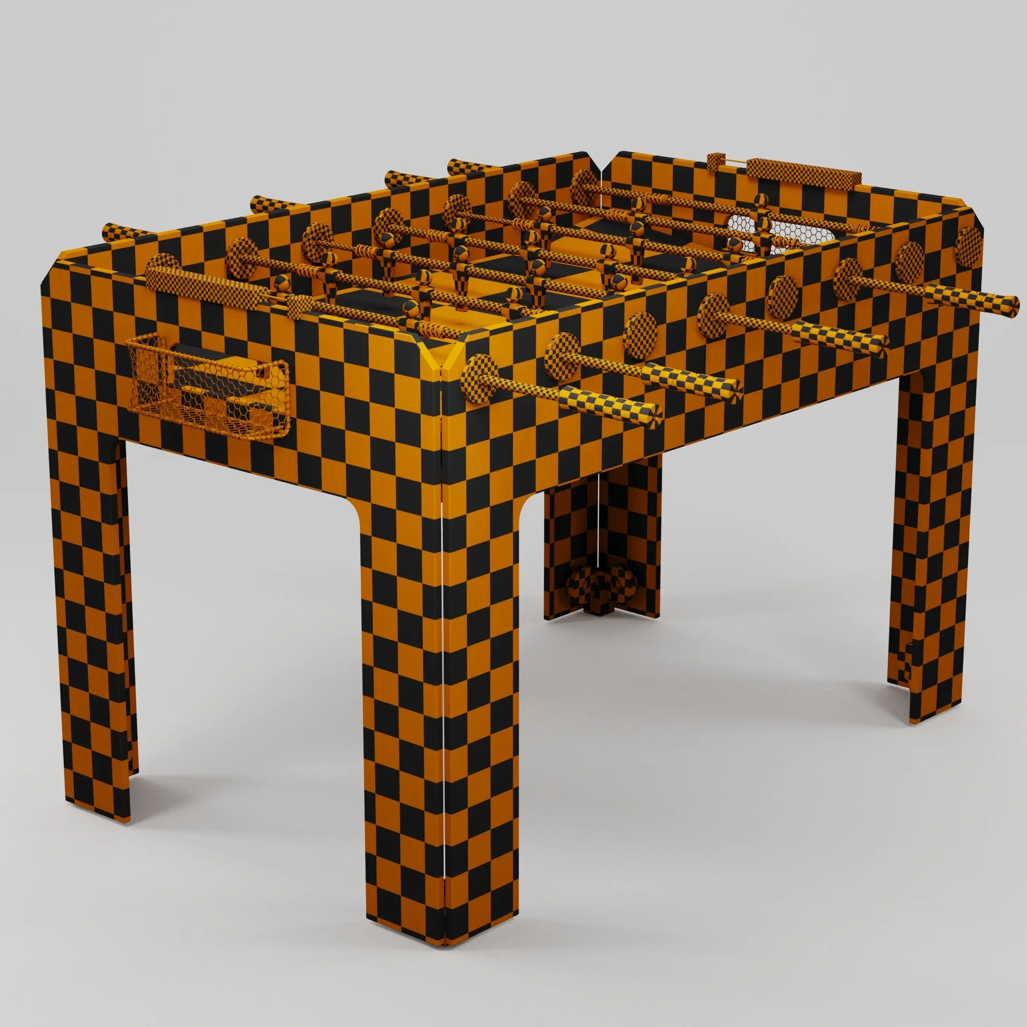 TECKELL® Calcio Balilla collection - Cristallino Black Foosball Table